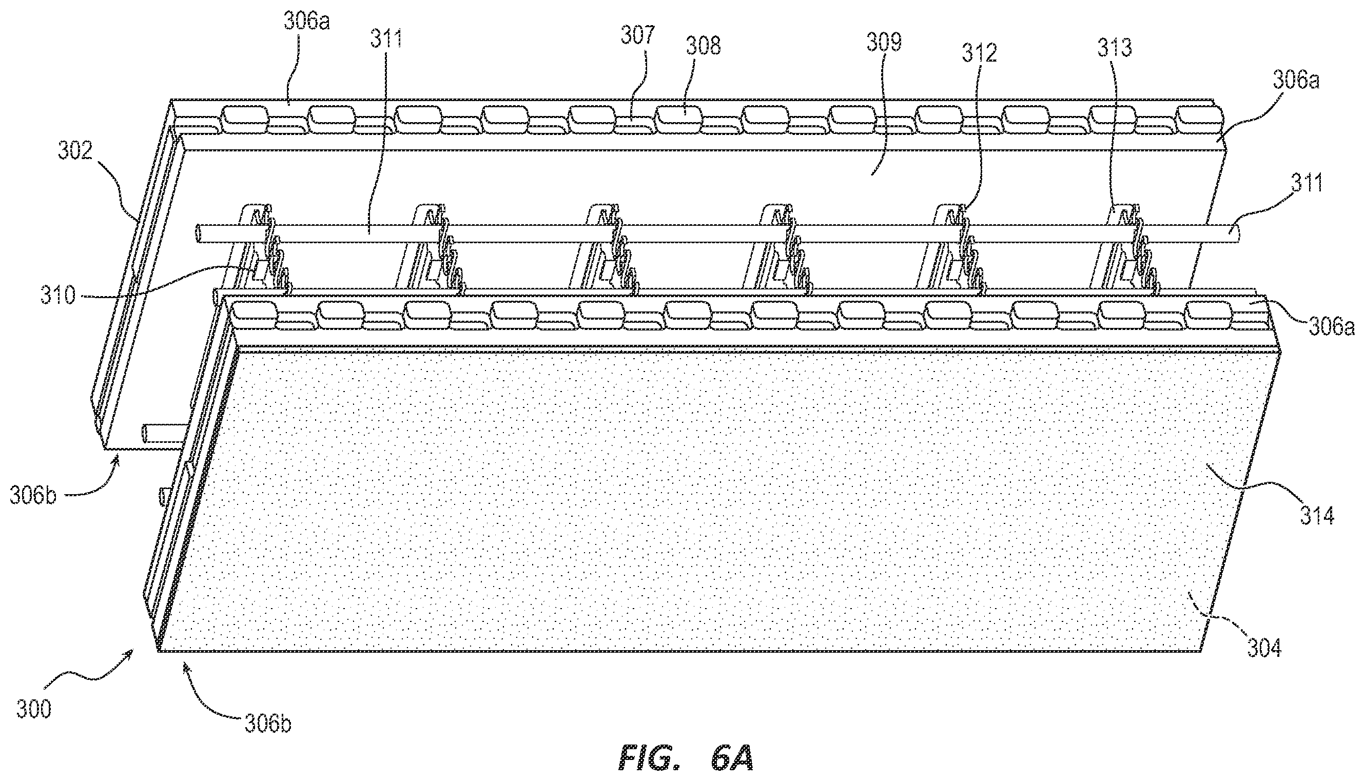 Patent US12460409 Figure 4 – Lightweight blocks with stone-like appearance