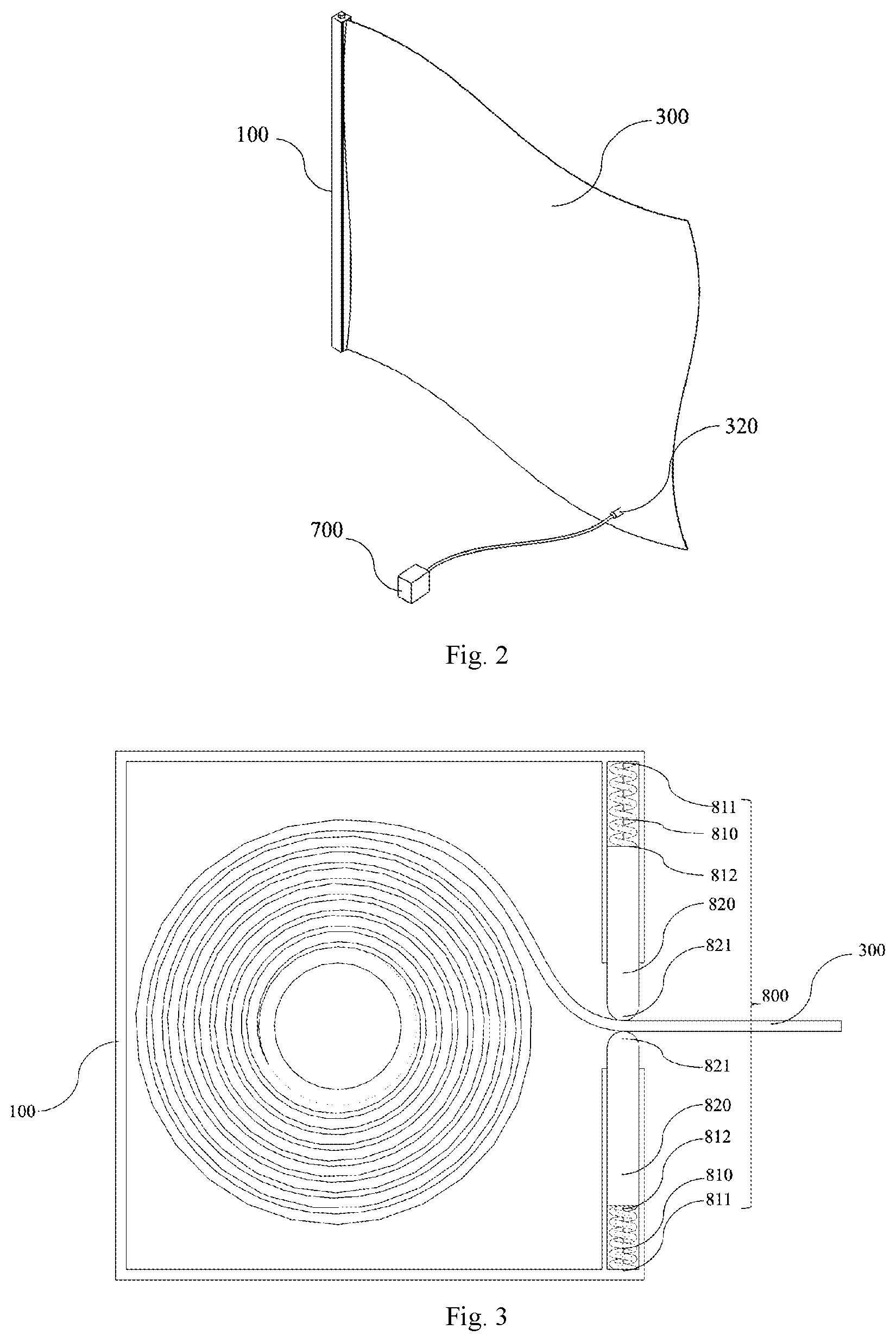 Patent US12460410 Figure 2 – Rolling inflatable partition wall
