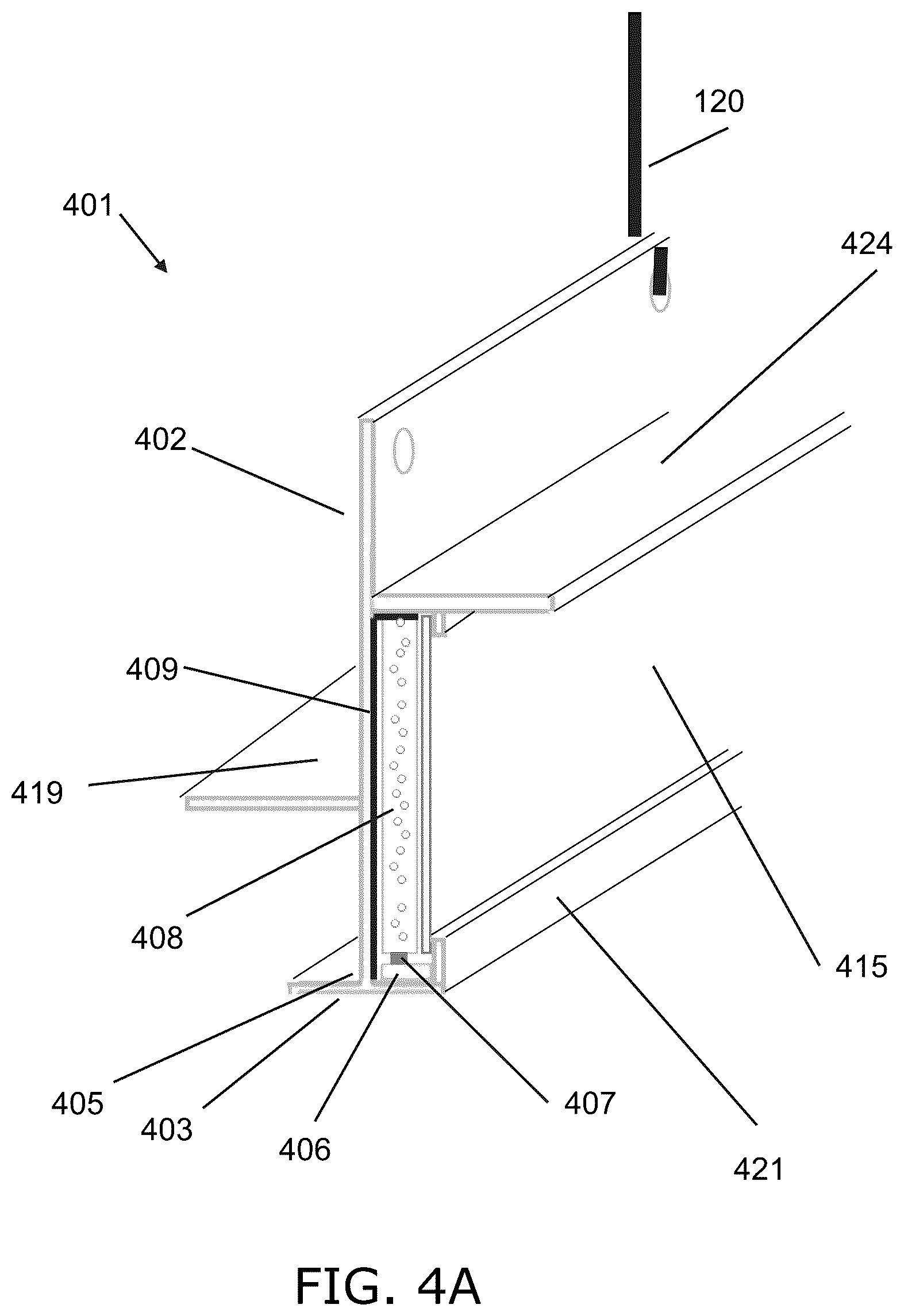 Patent US12460413 Figure 7 – Configurable linear lighting module for suspended ceiling grid assemblies