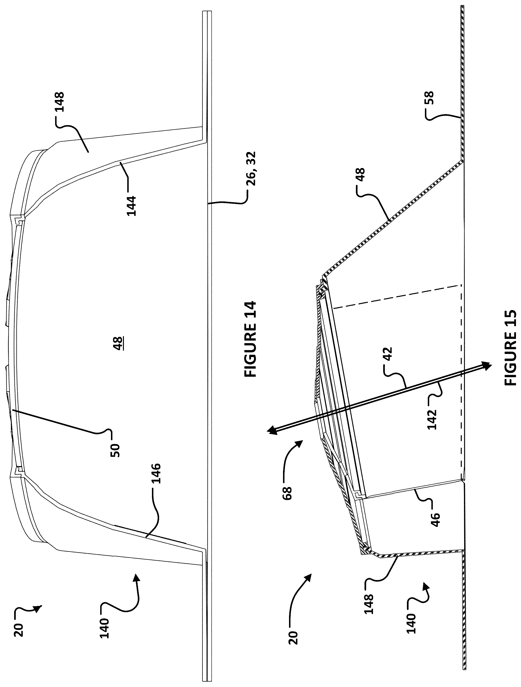 Patent US12460415 Figure 9 – Roof flashing