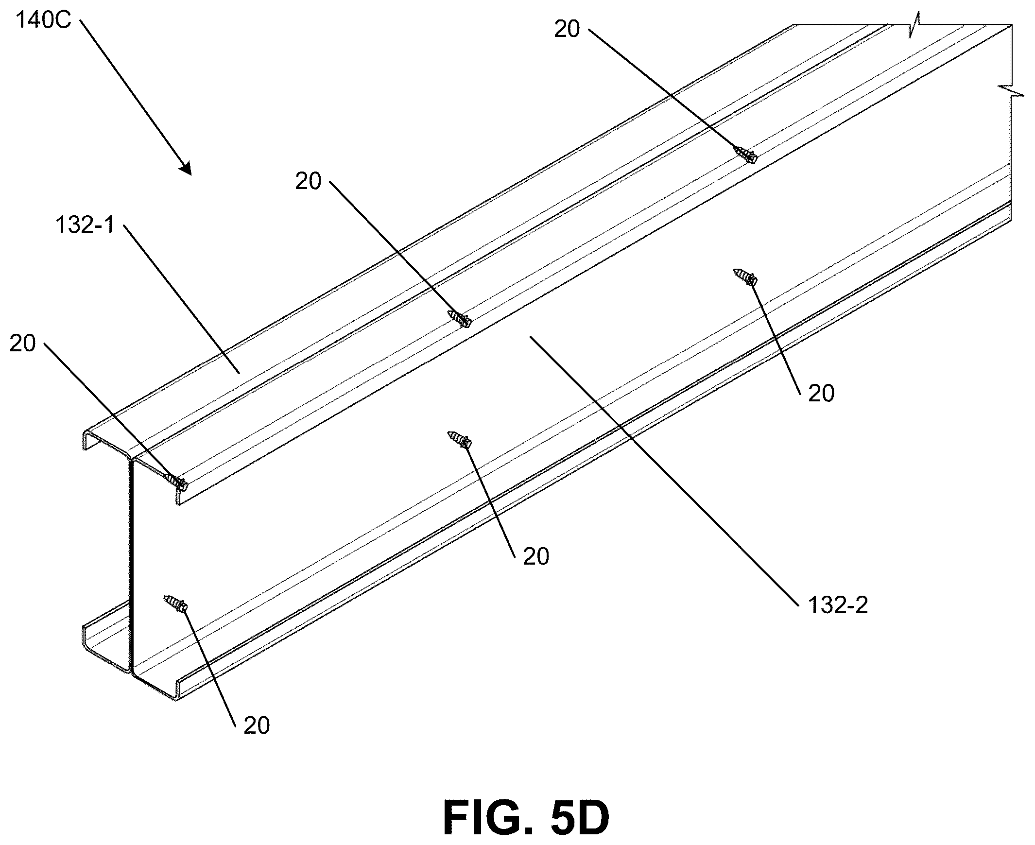 Patent US12460416 Figure 8 – Metal and steel substructure framing systems