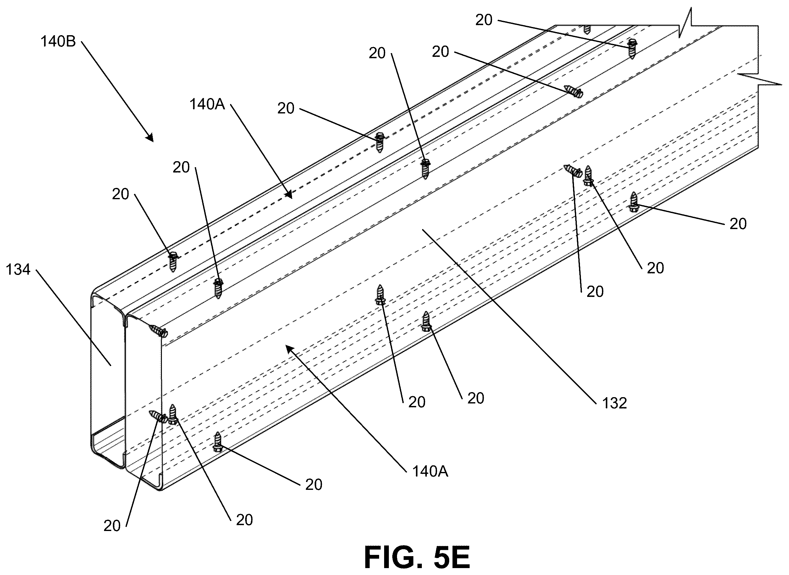 Patent US12460416 Figure 9 – Metal and steel substructure framing systems