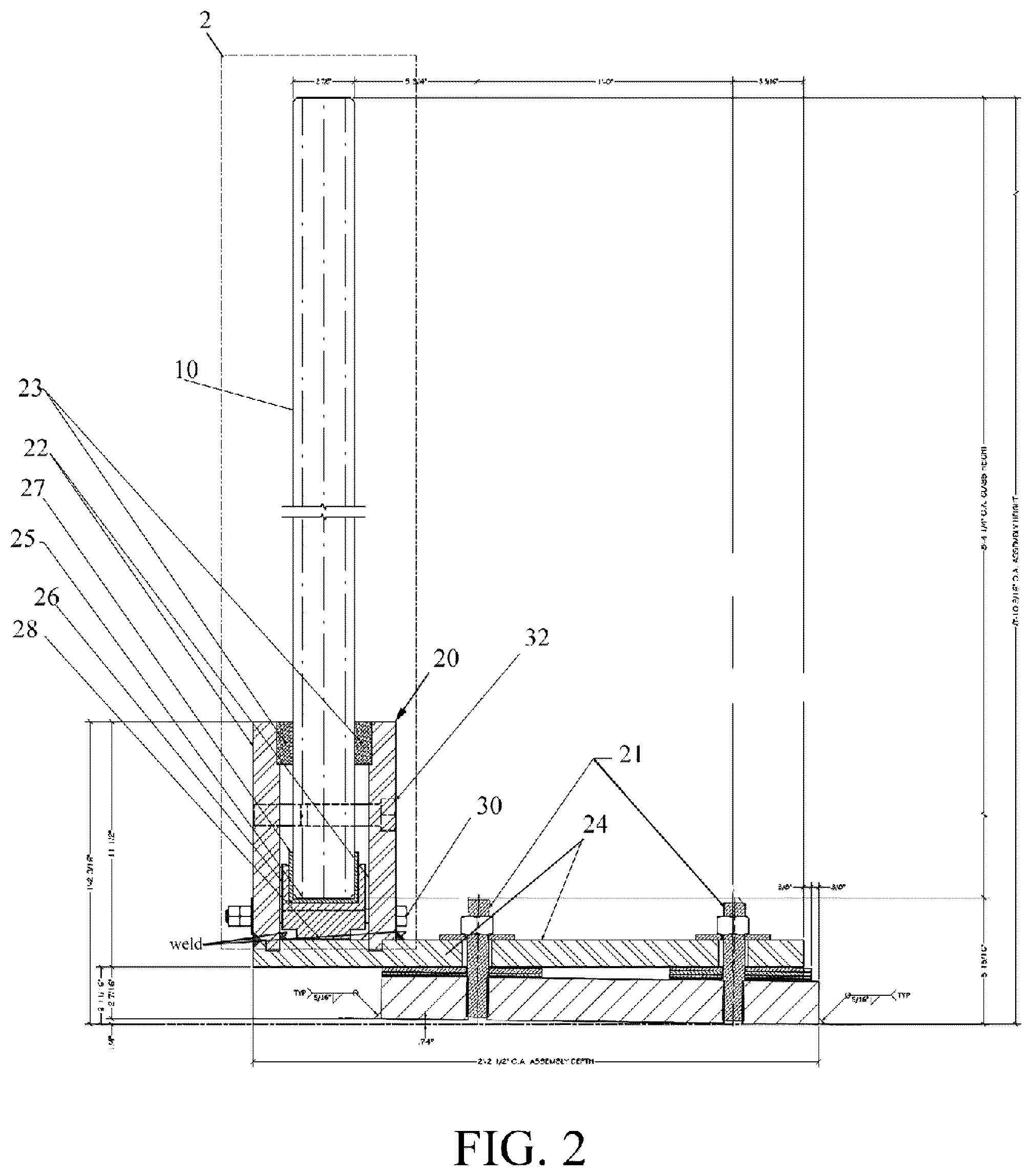 Patent US12460417 Figure 2 – Adjustable glass windscreen system