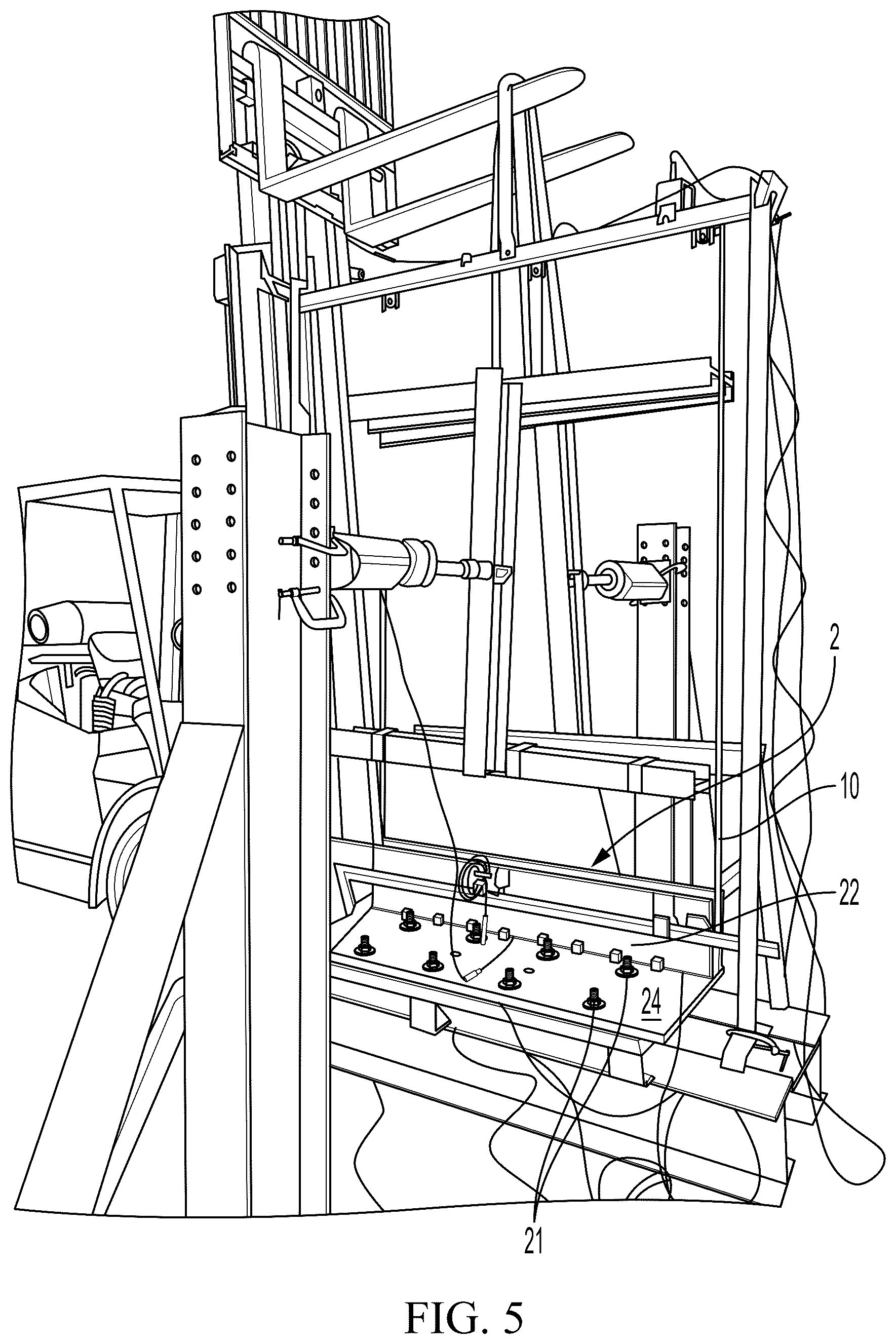 Patent US12460417 Figure 4 – Adjustable glass windscreen system