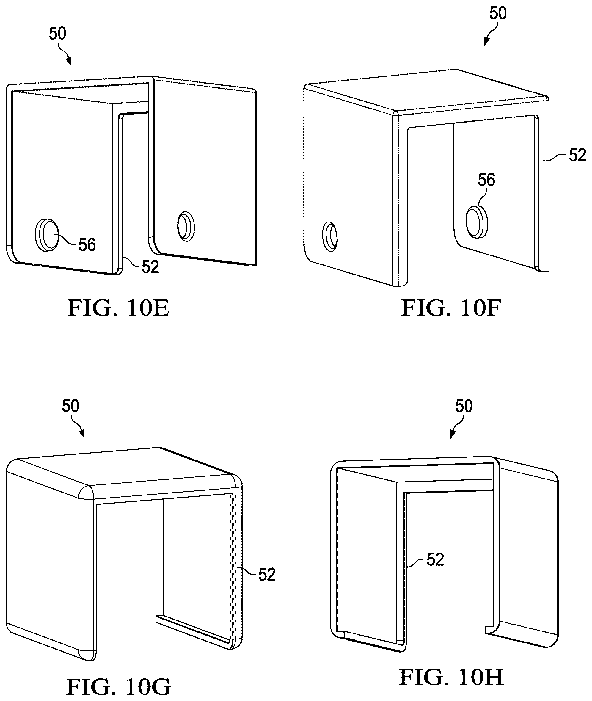 Patent US12460418 Figure 7 – Bracket for supporting attachment of the end of a railing member to a vertical member