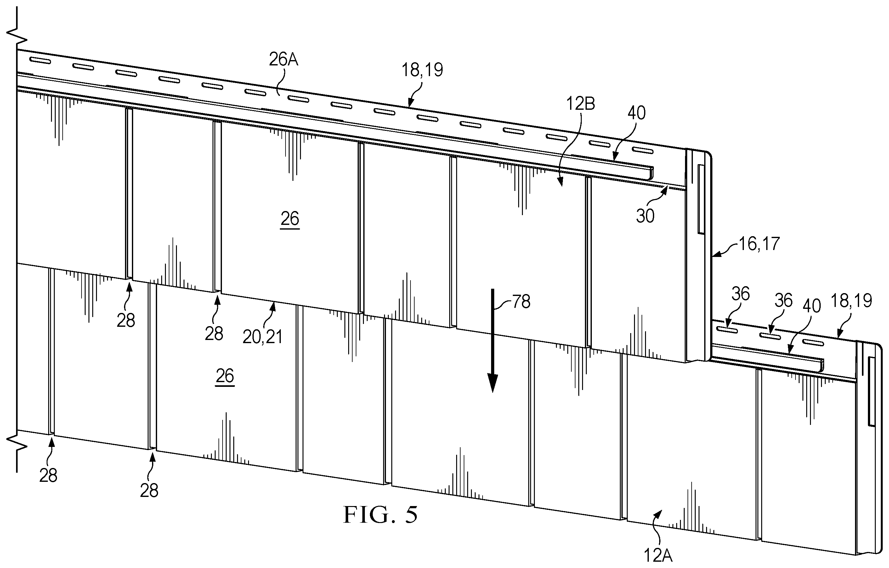 Patent US12460420 Figure 4 – Architectural siding and method of use