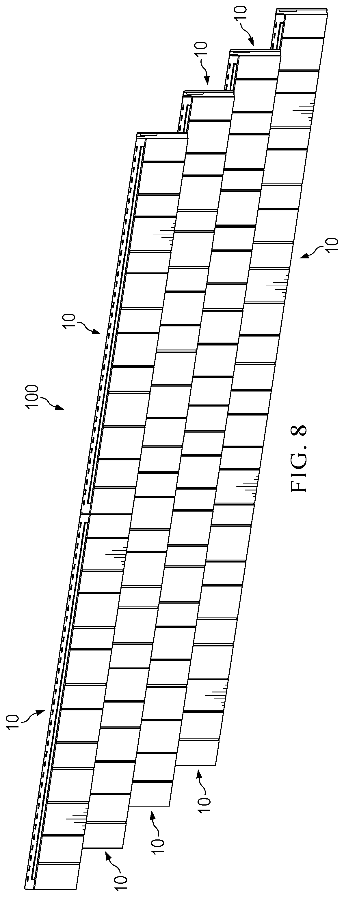 Patent US12460420 Figure 8 – Architectural siding and method of use