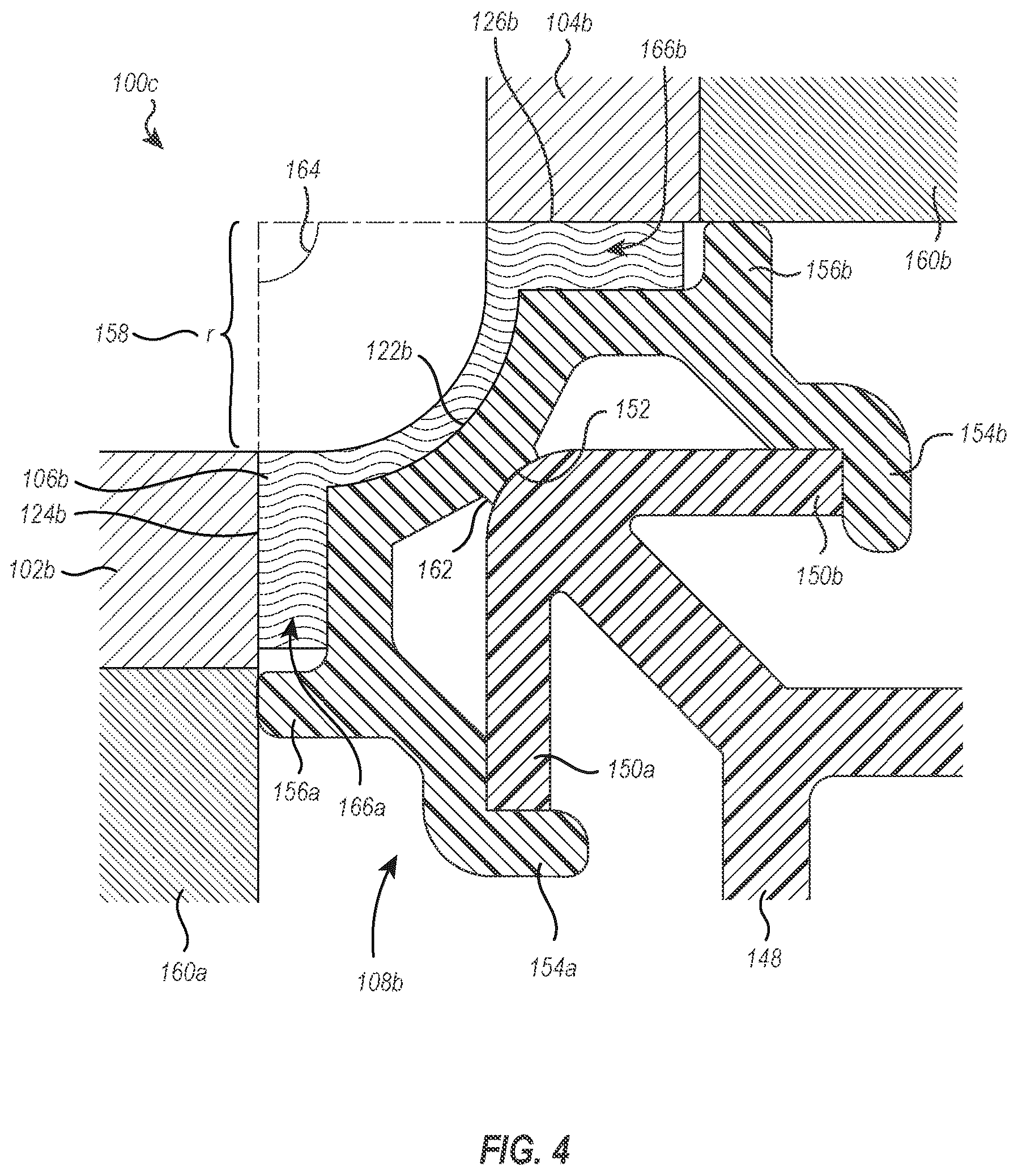 Patent US12460421 Figure 4 – Mastic and modular sealant systems