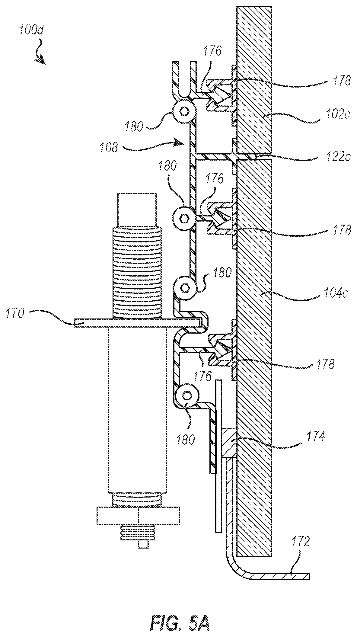 Patent US12460421 Figure 5 – Mastic and modular sealant systems