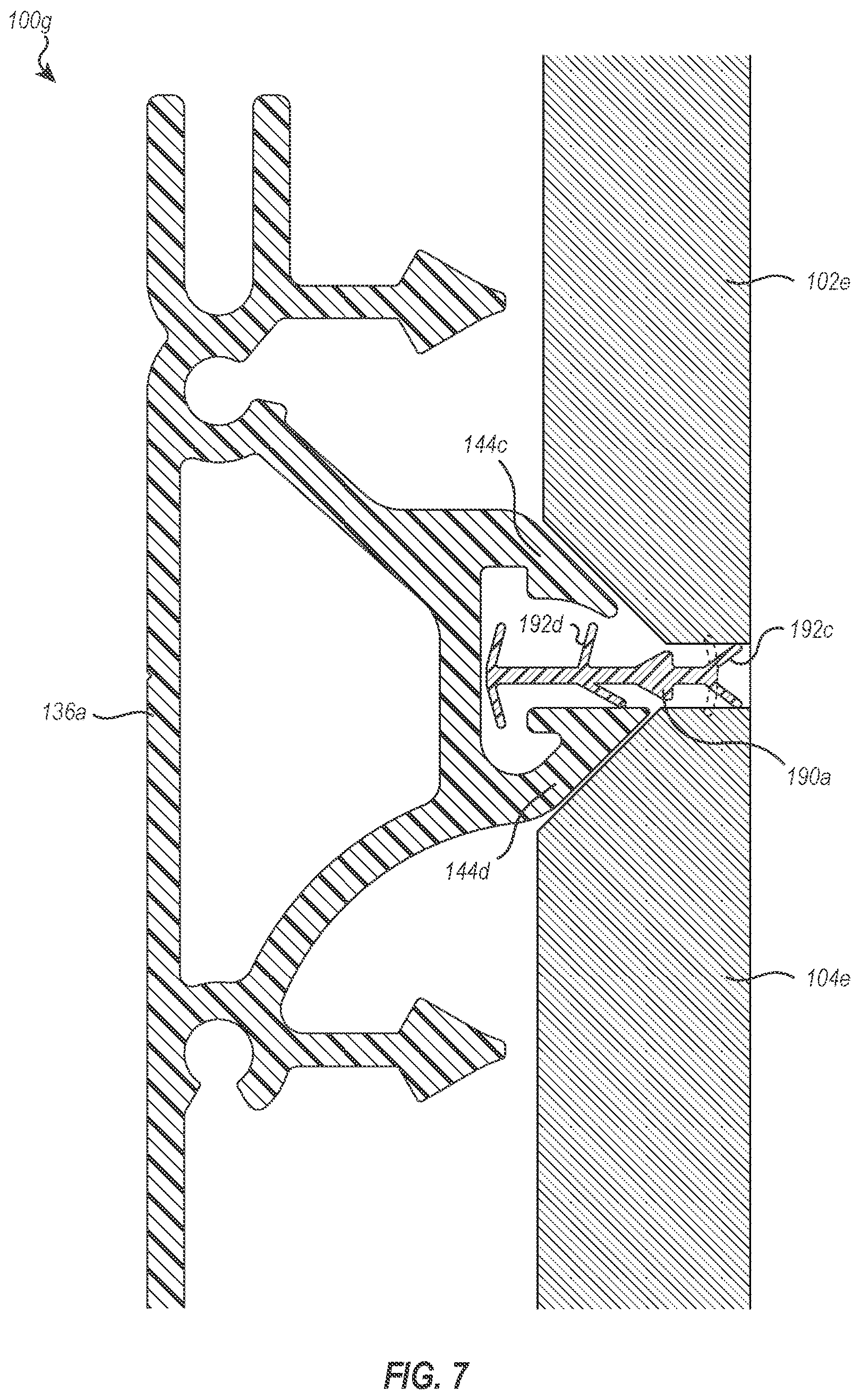 Patent US12460421 Figure 8 – Mastic and modular sealant systems