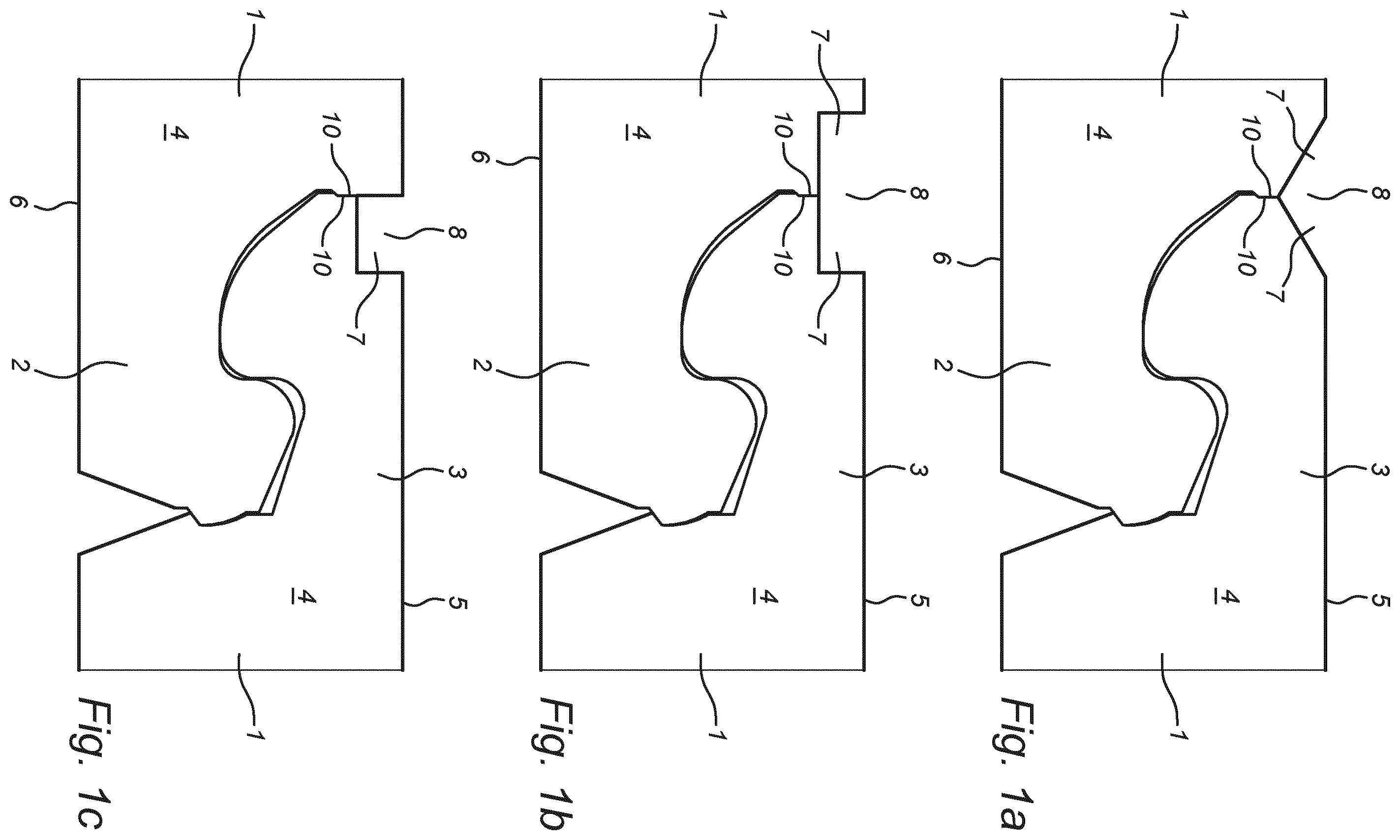 Patent US12460422 Figure 1 – Panel, covering, and method for manufacturing such a panel