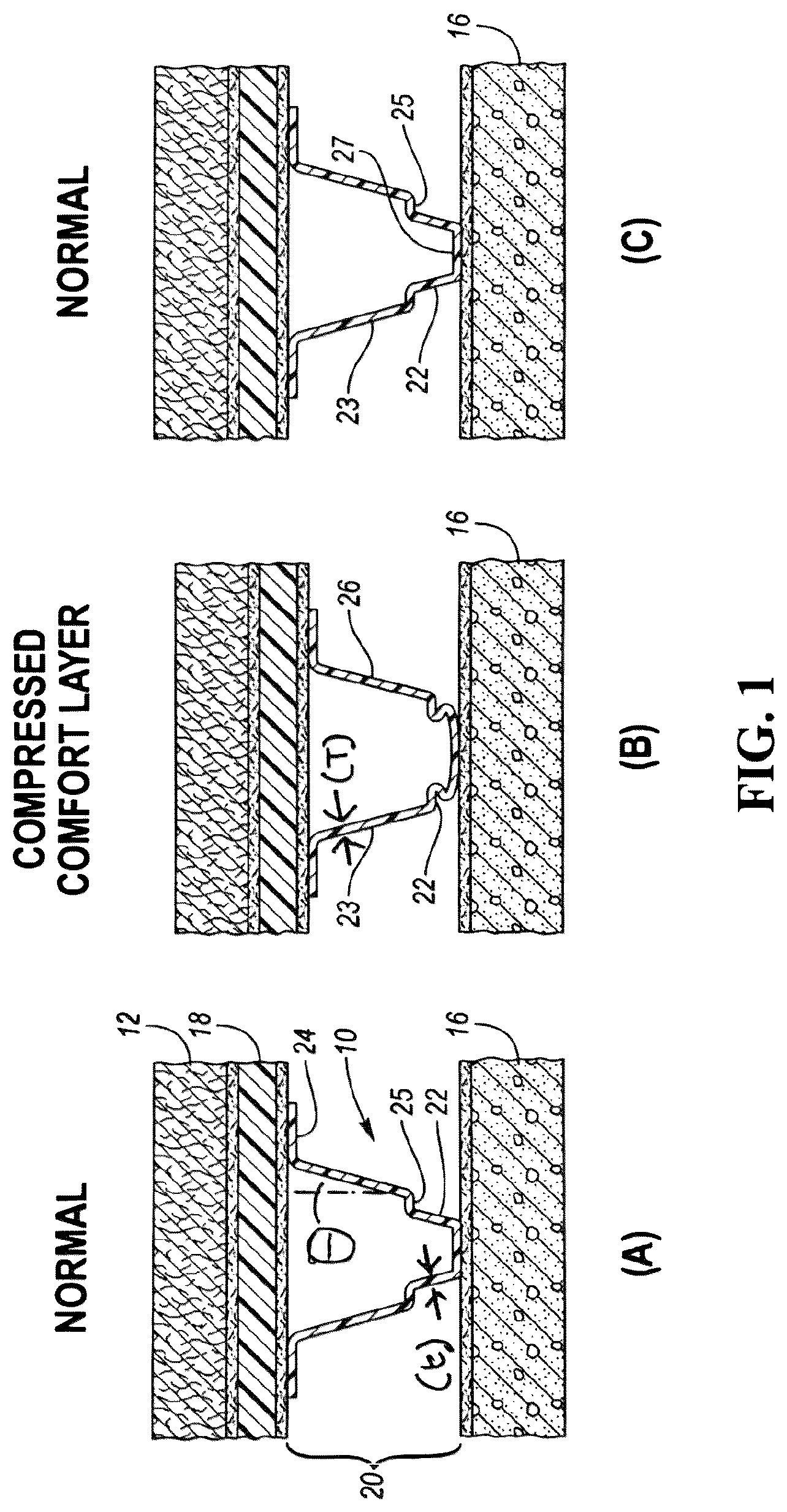 Patent US12460427 Figure 1 – Dual-purpose progressive stage load-distributing and absorbing system