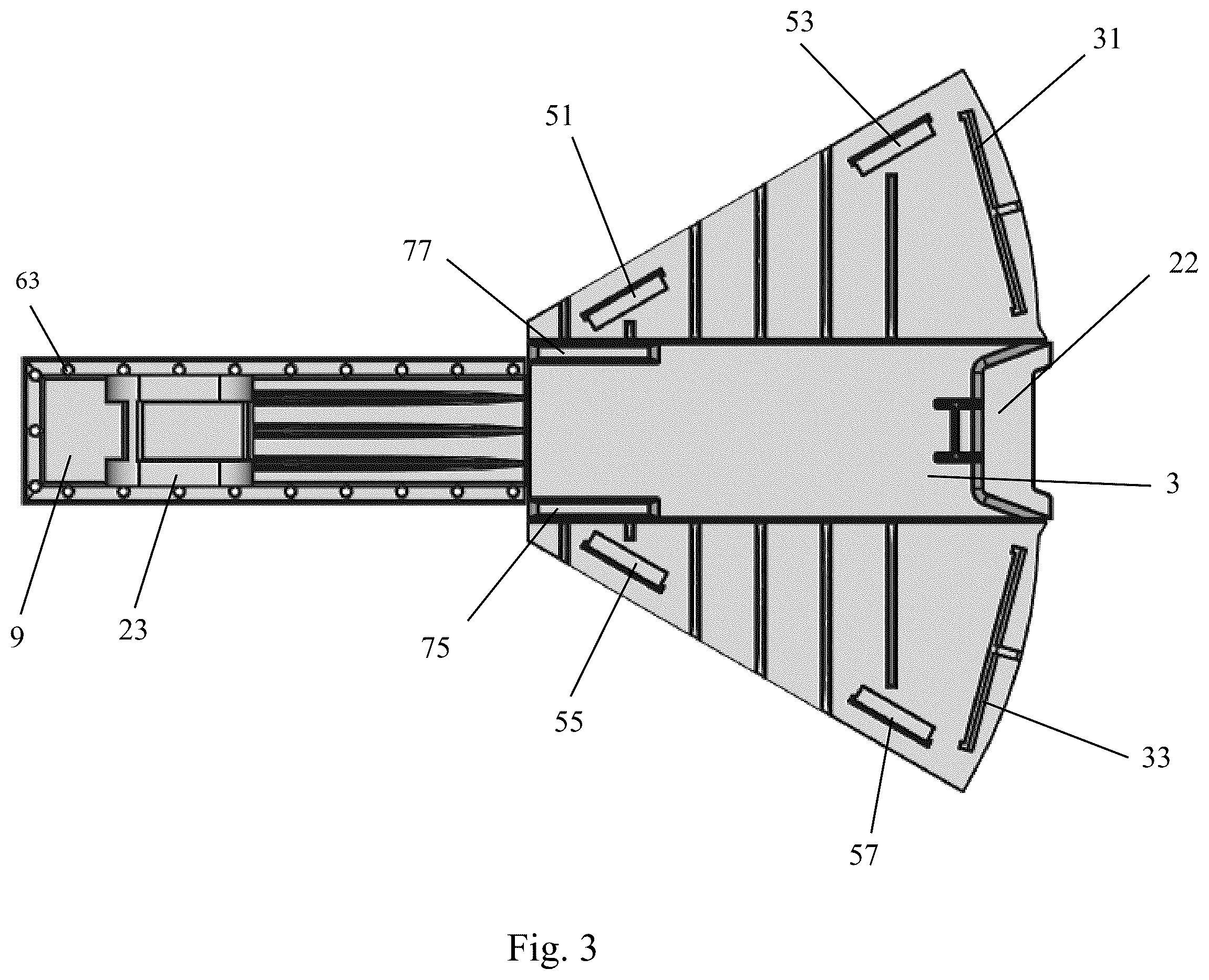 Patent US12460430 Figure 3 – Drywall compound applicator