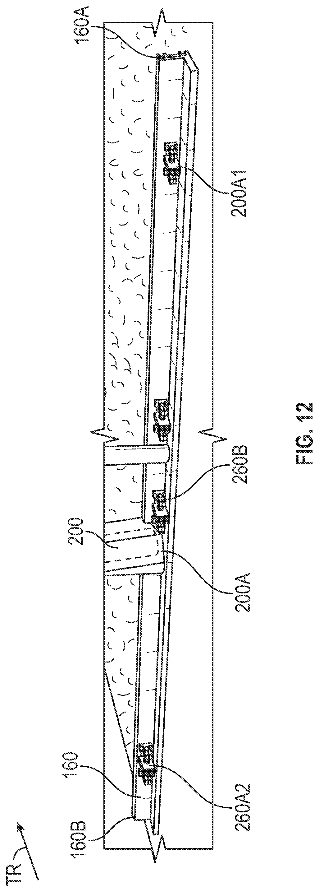 Patent US12460431 Figure 10 – Concrete screed device with oscillating screed bar