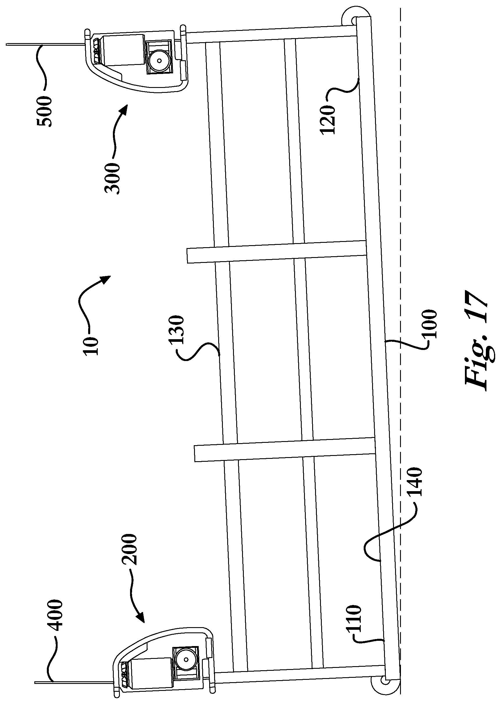 Patent US12460432 Figure 13 – Suspension work platform hoist system