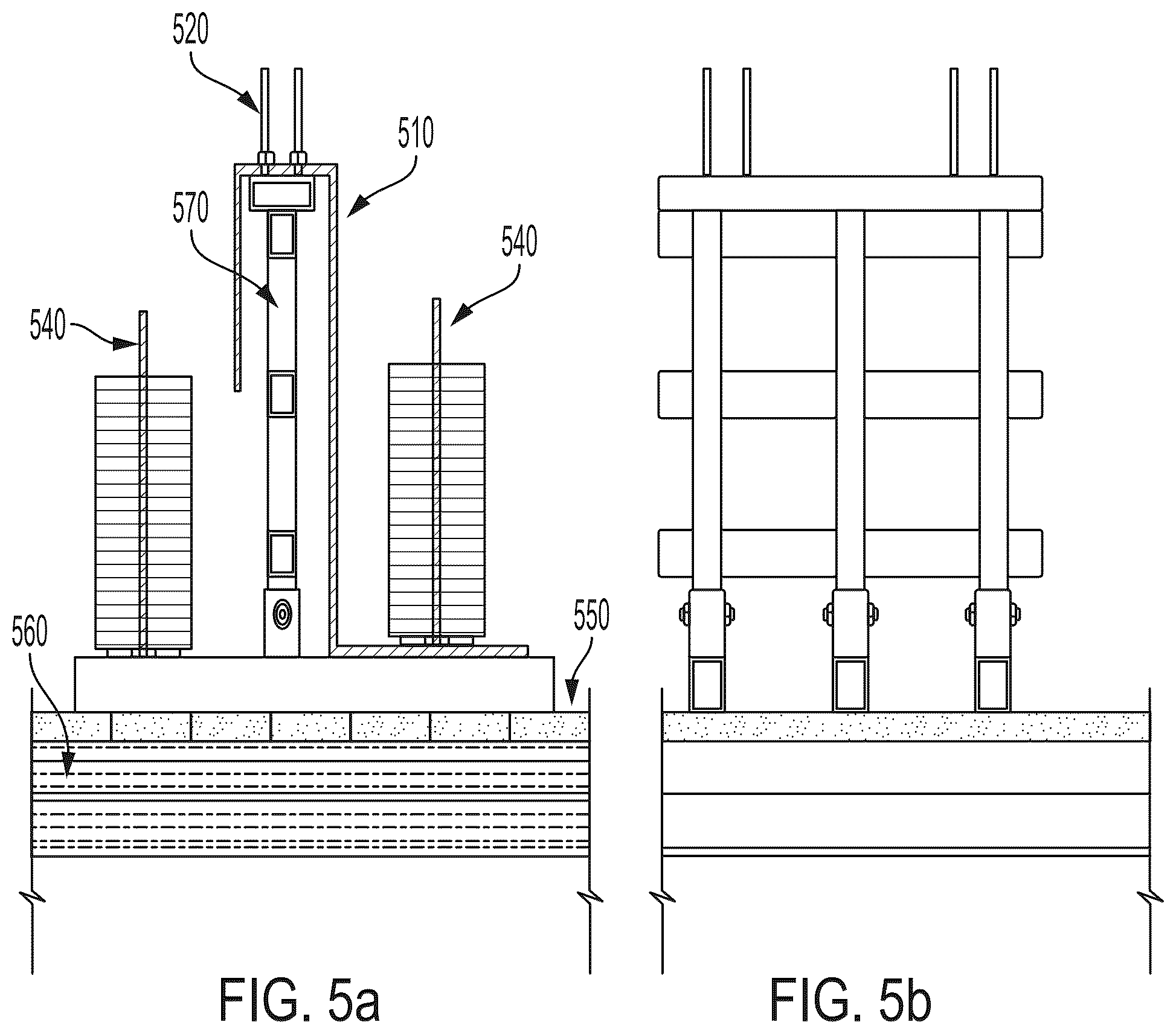 Patent US12460434 Figure 5 – Apparatus for quick-deploy scaffolding
