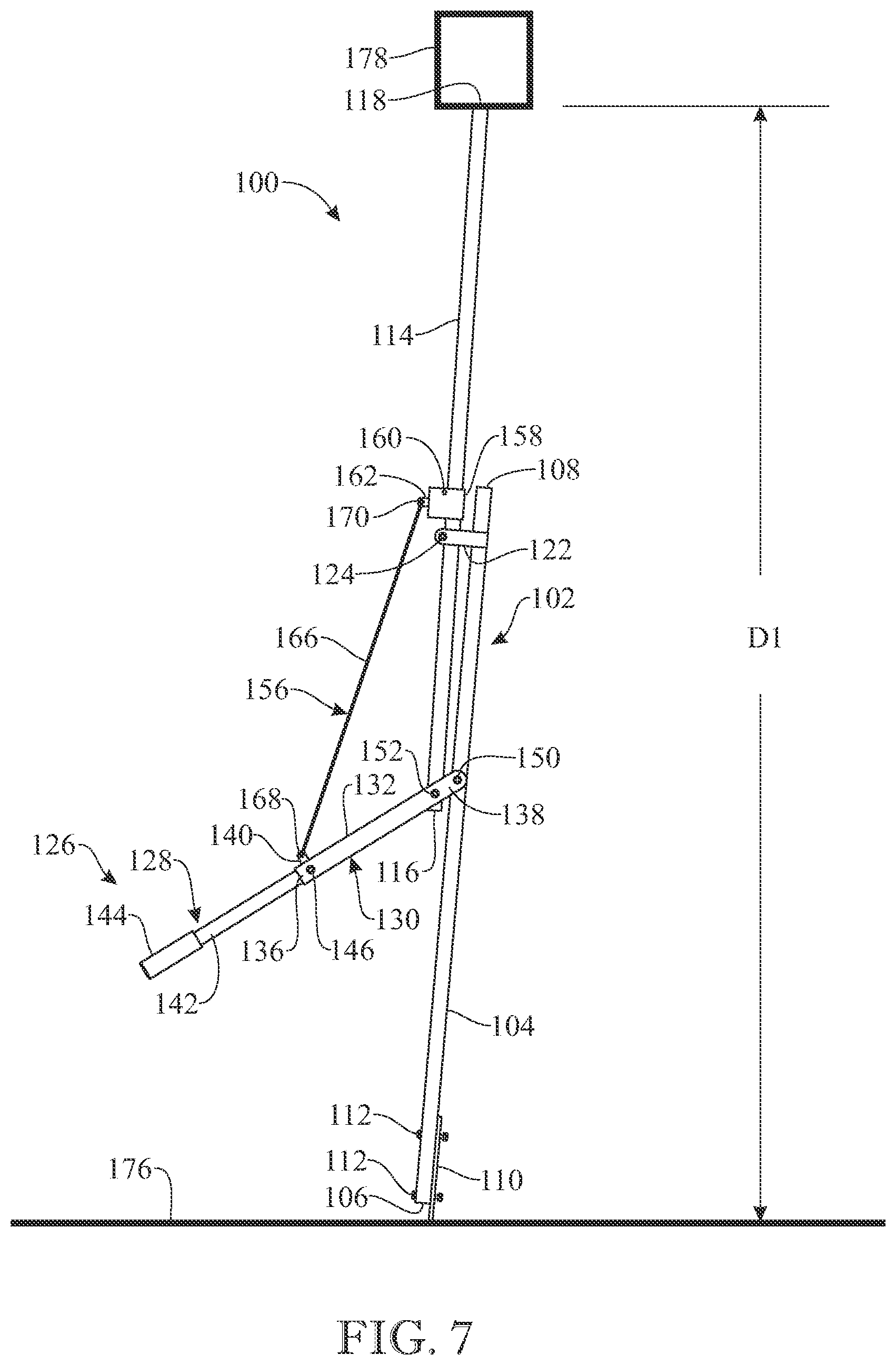 Patent US12460435 Figure 6 – Leveling device