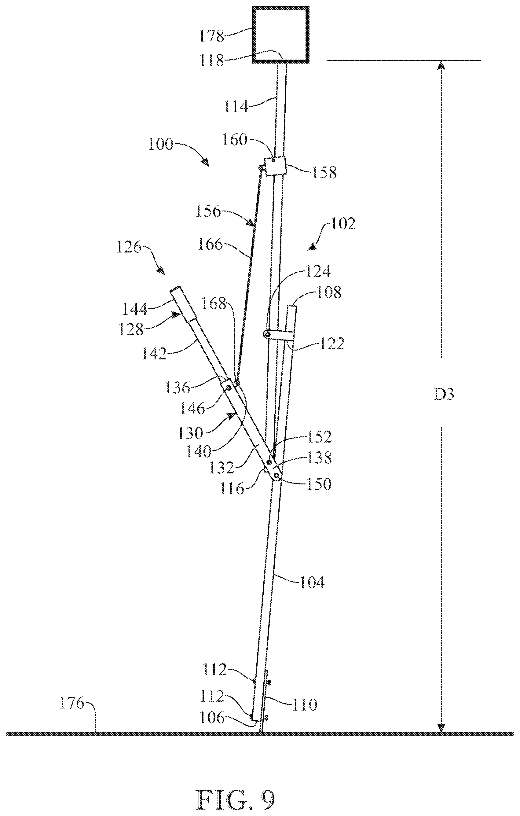 Patent US12460435 Figure 8 – Leveling device