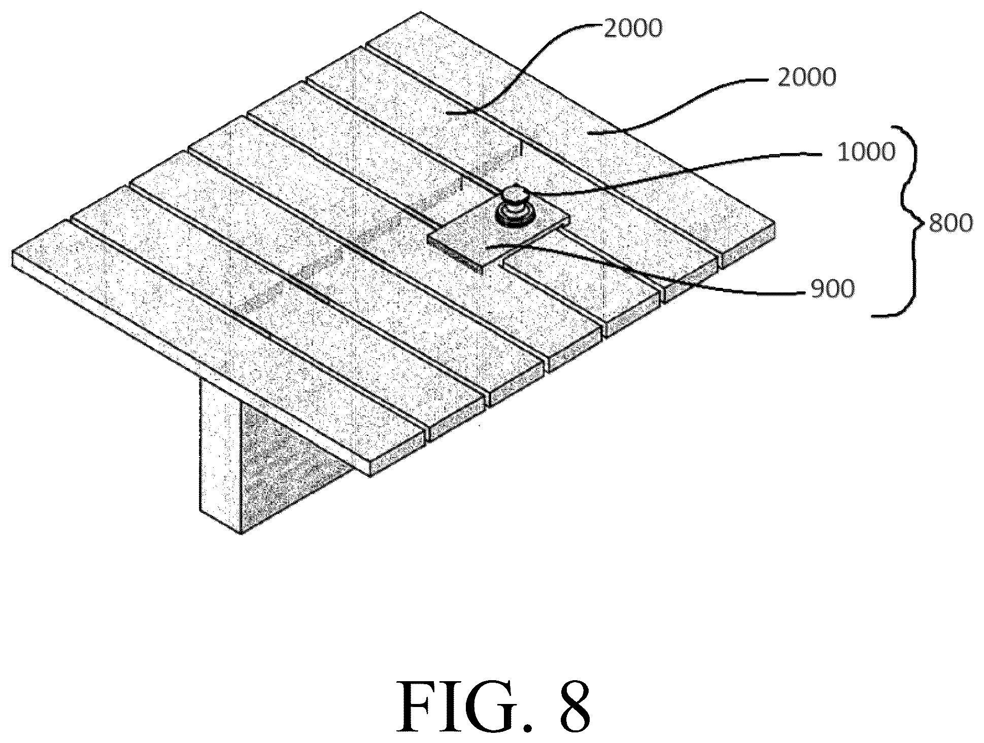 Patent US12460436 Figure 7 – Mounting devices for a pool cover and method of installing a swimming pool cover