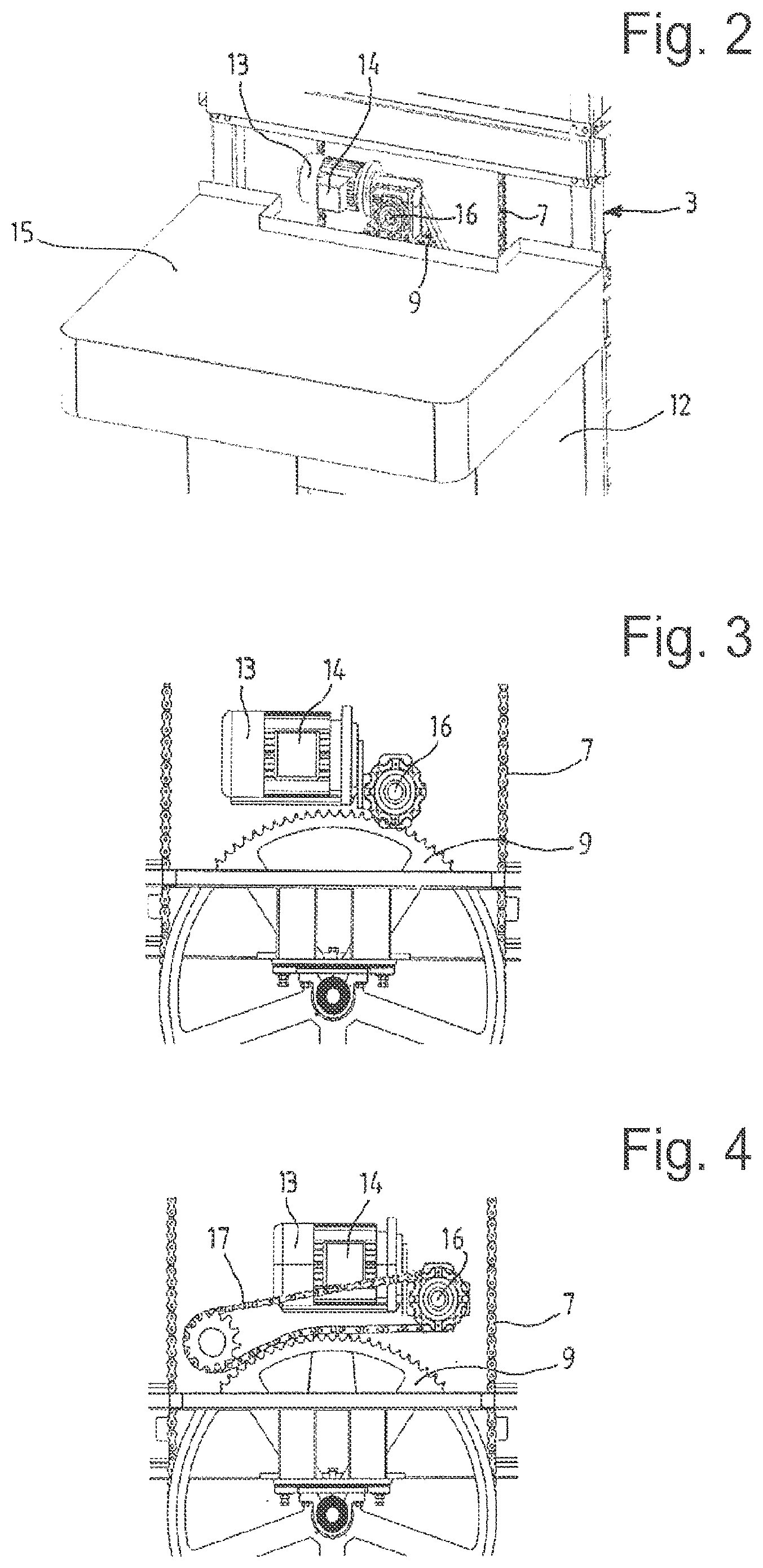 Patent US12460438 Figure 2 – Parking device more particularly for bicycles