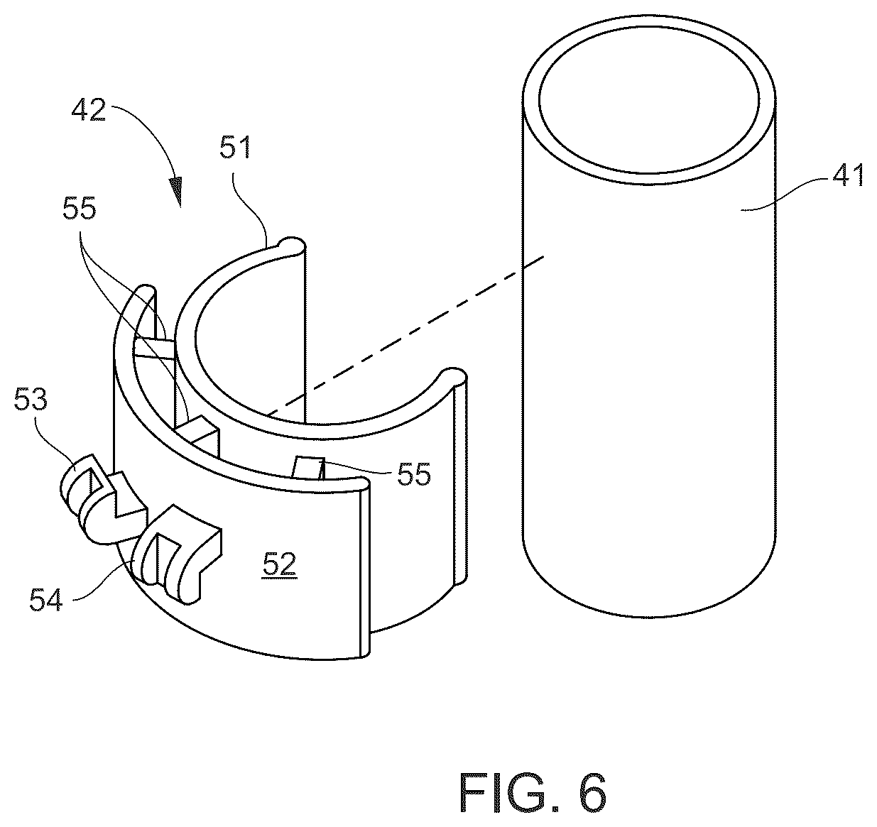 Patent US12460440 Figure 5 – Hybrid fence assembly with integrated polymer mesh structure and conducting fence wire