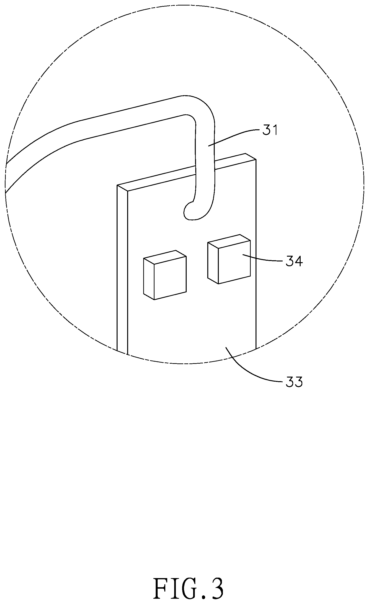 Patent US12460441 Figure 3 – Decorative fence