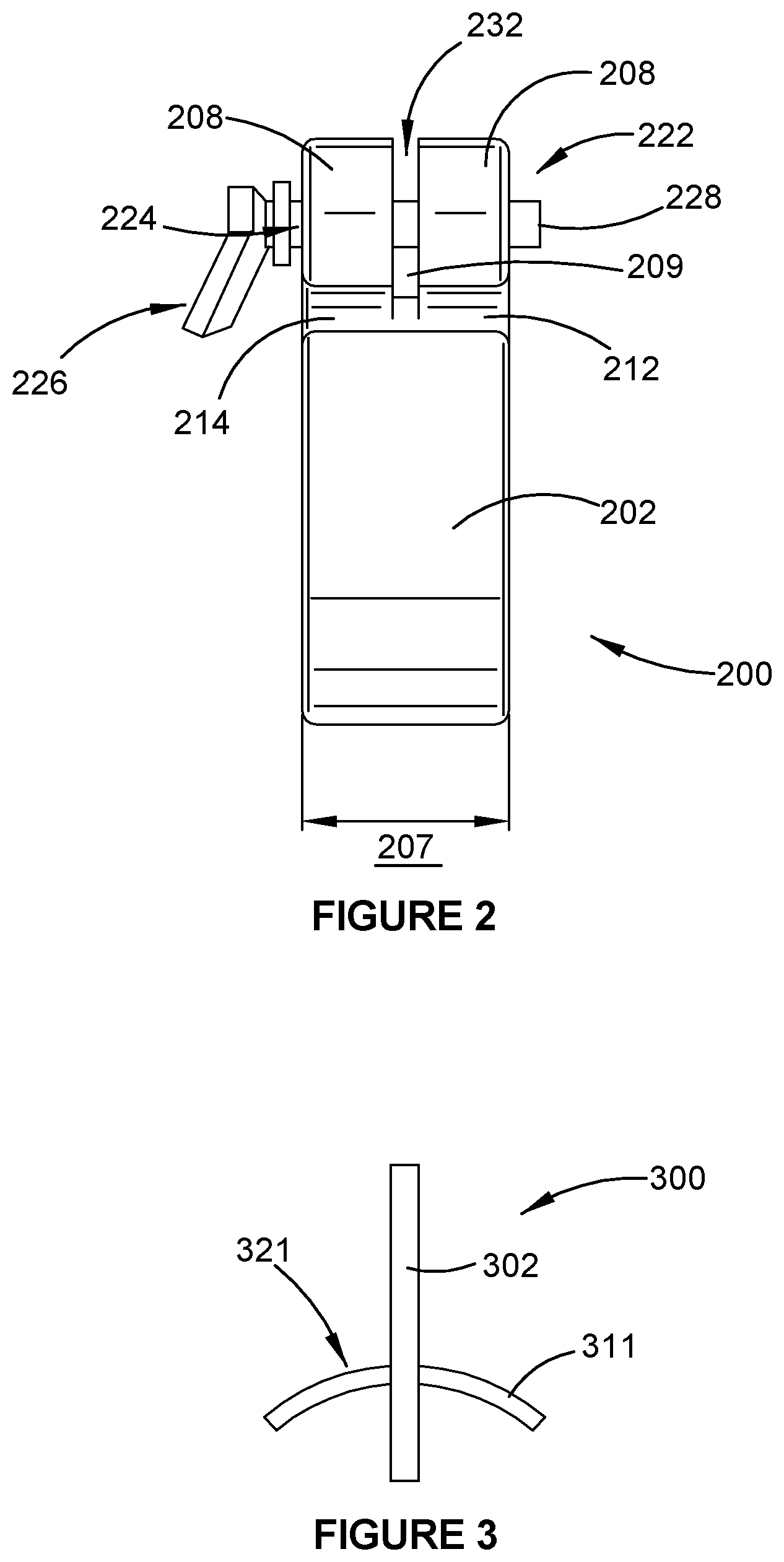 Patent US12460442 Figure 2 – Fence device