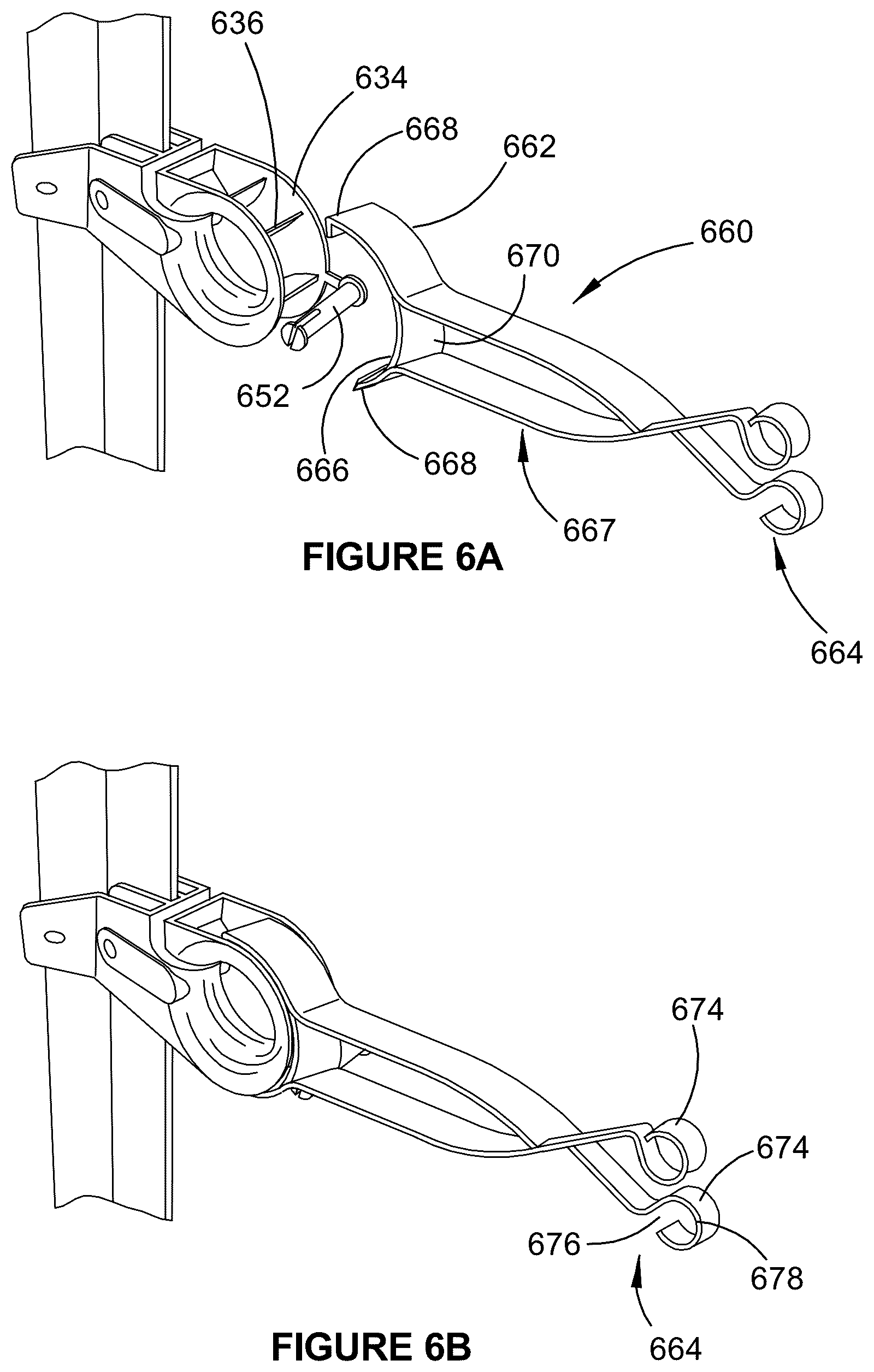 Patent US12460442 Figure 5 – Fence device