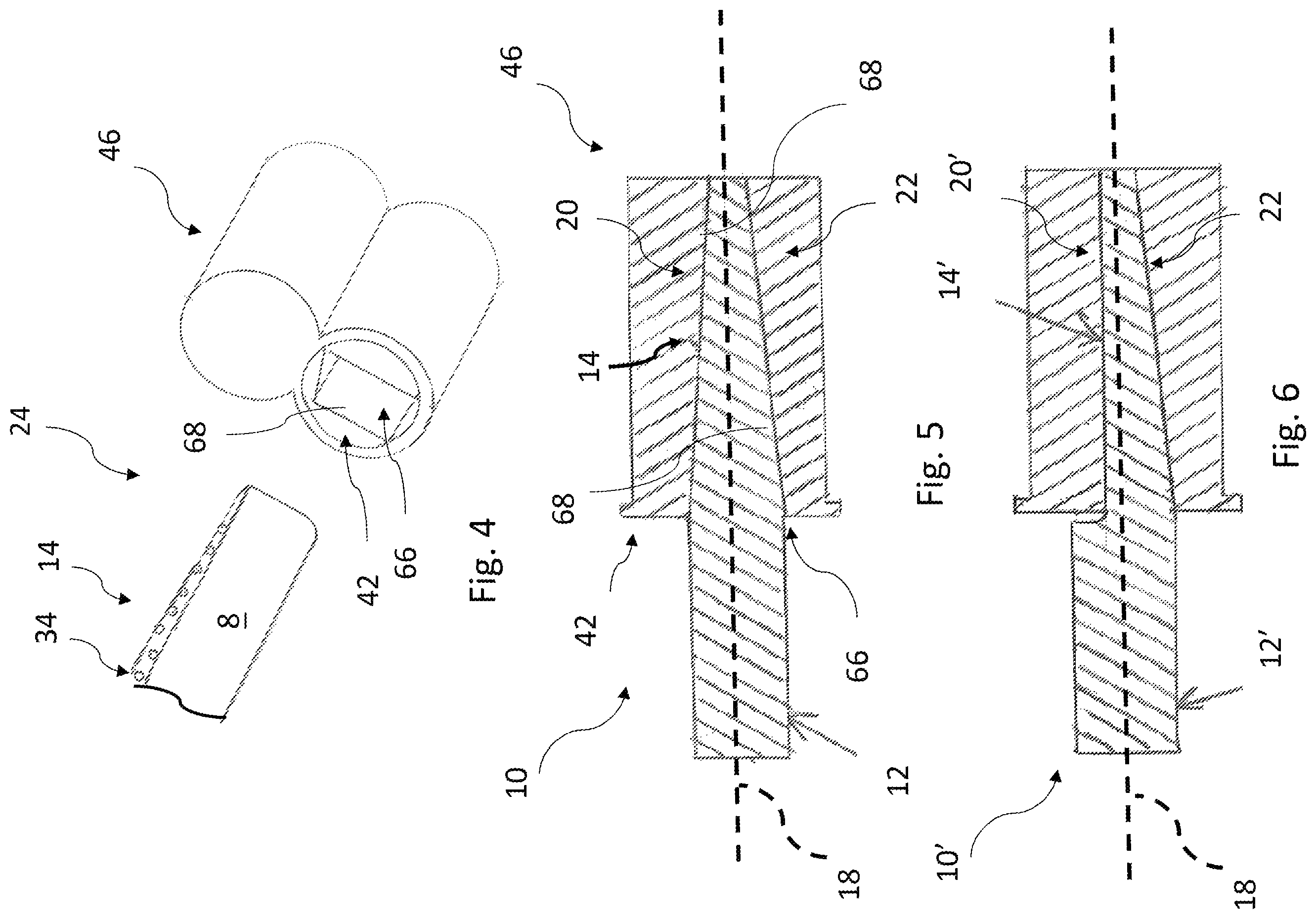 Patent US12460445 Figure 2 – Lock cores and keys