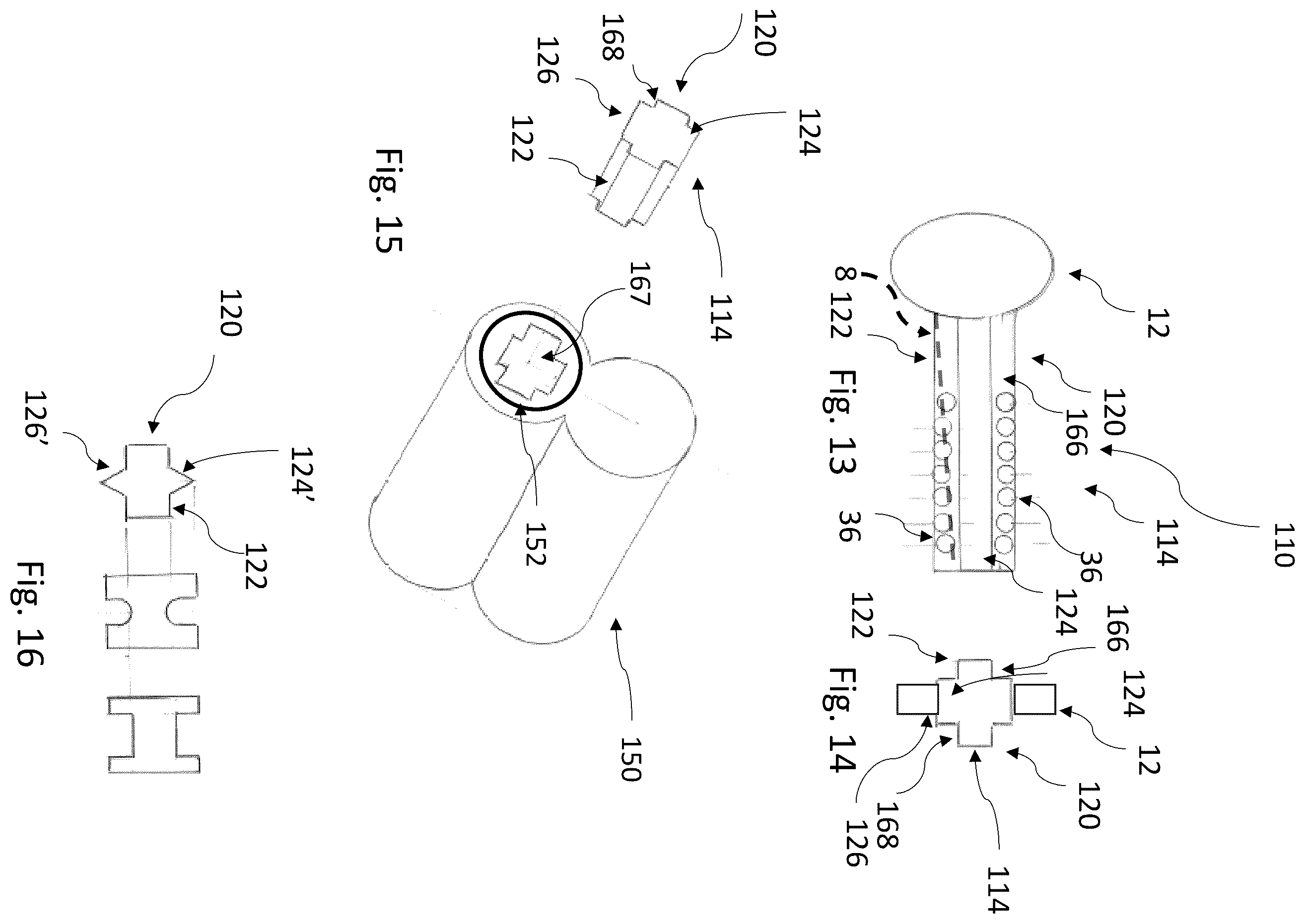 Patent US12460445 Figure 5 – Lock cores and keys