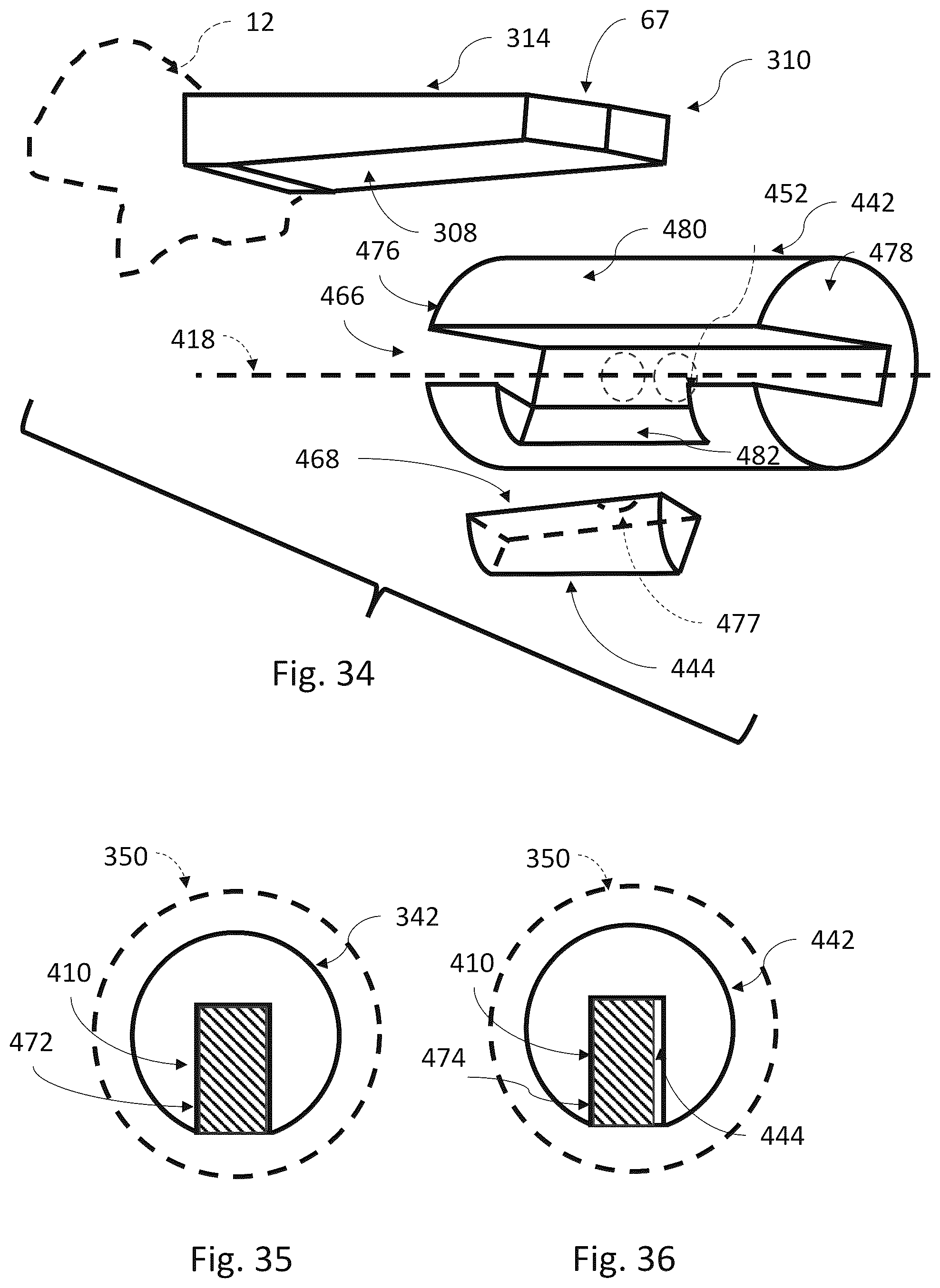 Patent US12460445 Figure 10 – Lock cores and keys