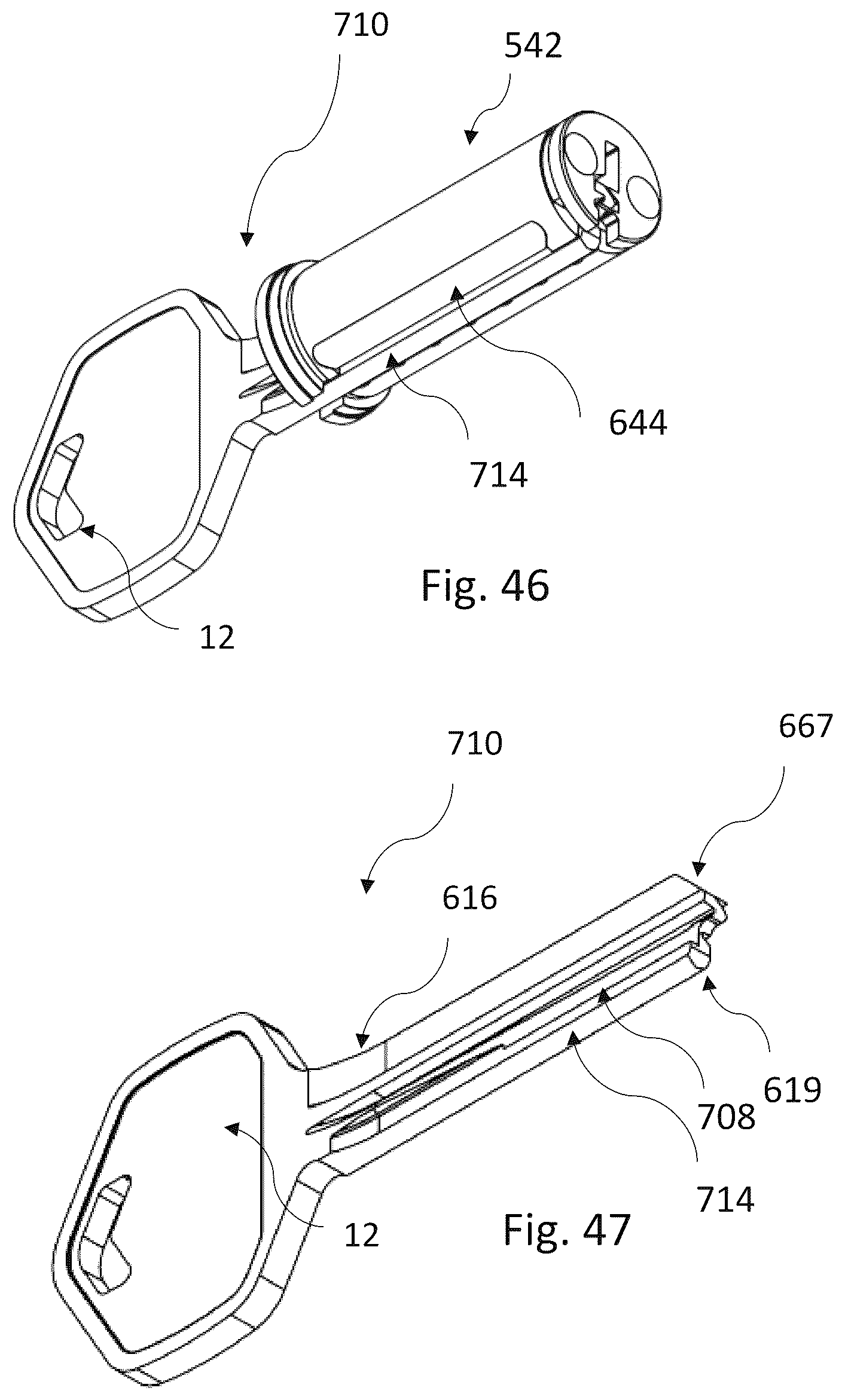 Patent US12460445 Figure 14 – Lock cores and keys