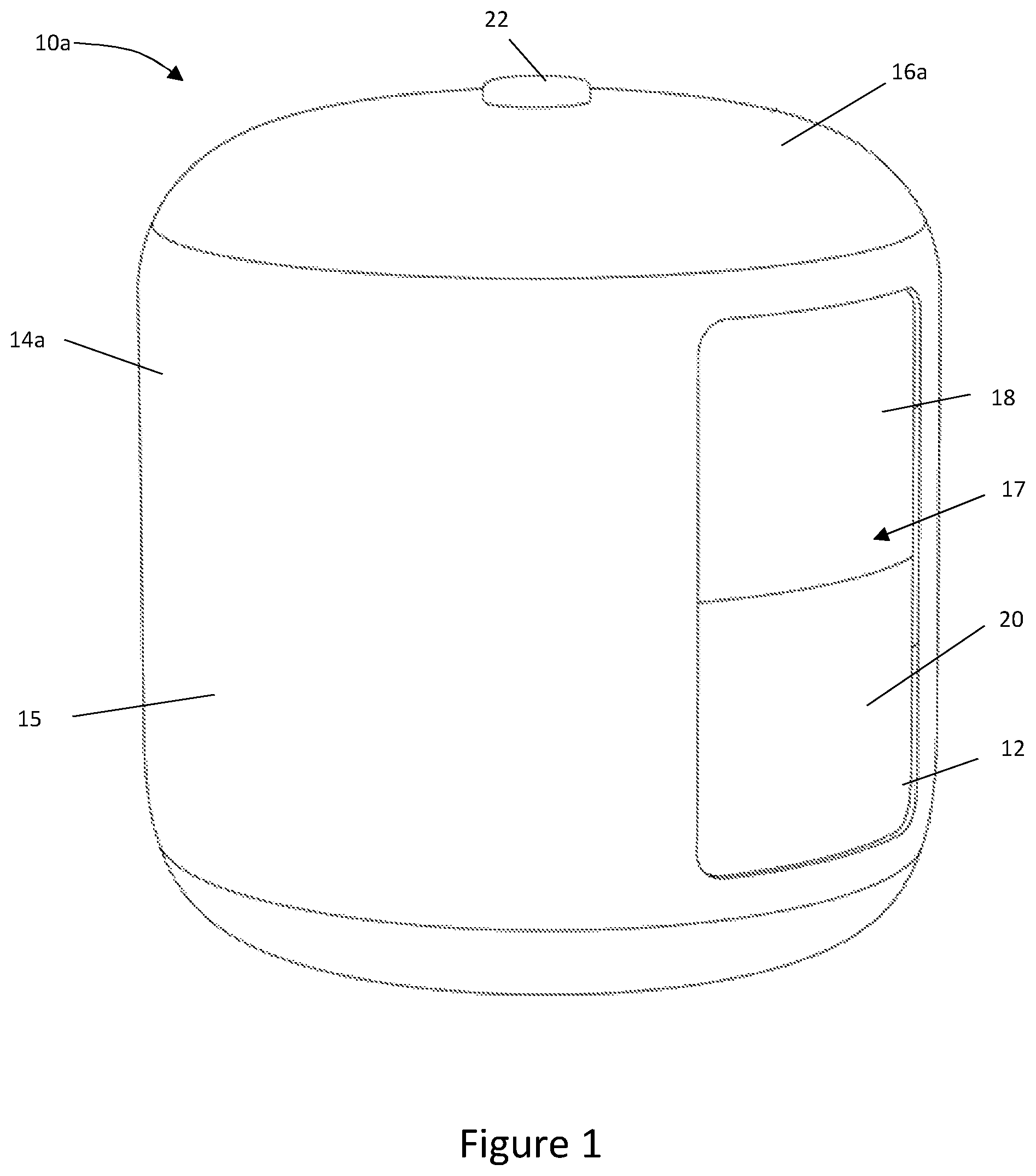 Patent US12460446 Figure 1 – Method and a housing for storing and controllably releasing a product
