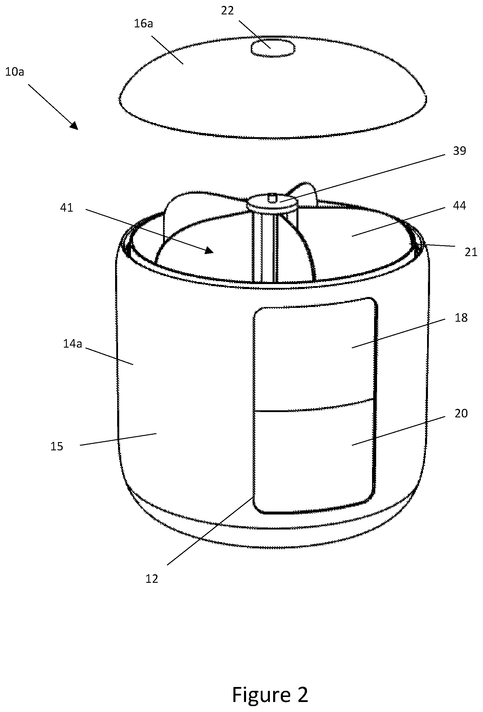 Patent US12460446 Figure 2 – Method and a housing for storing and controllably releasing a product