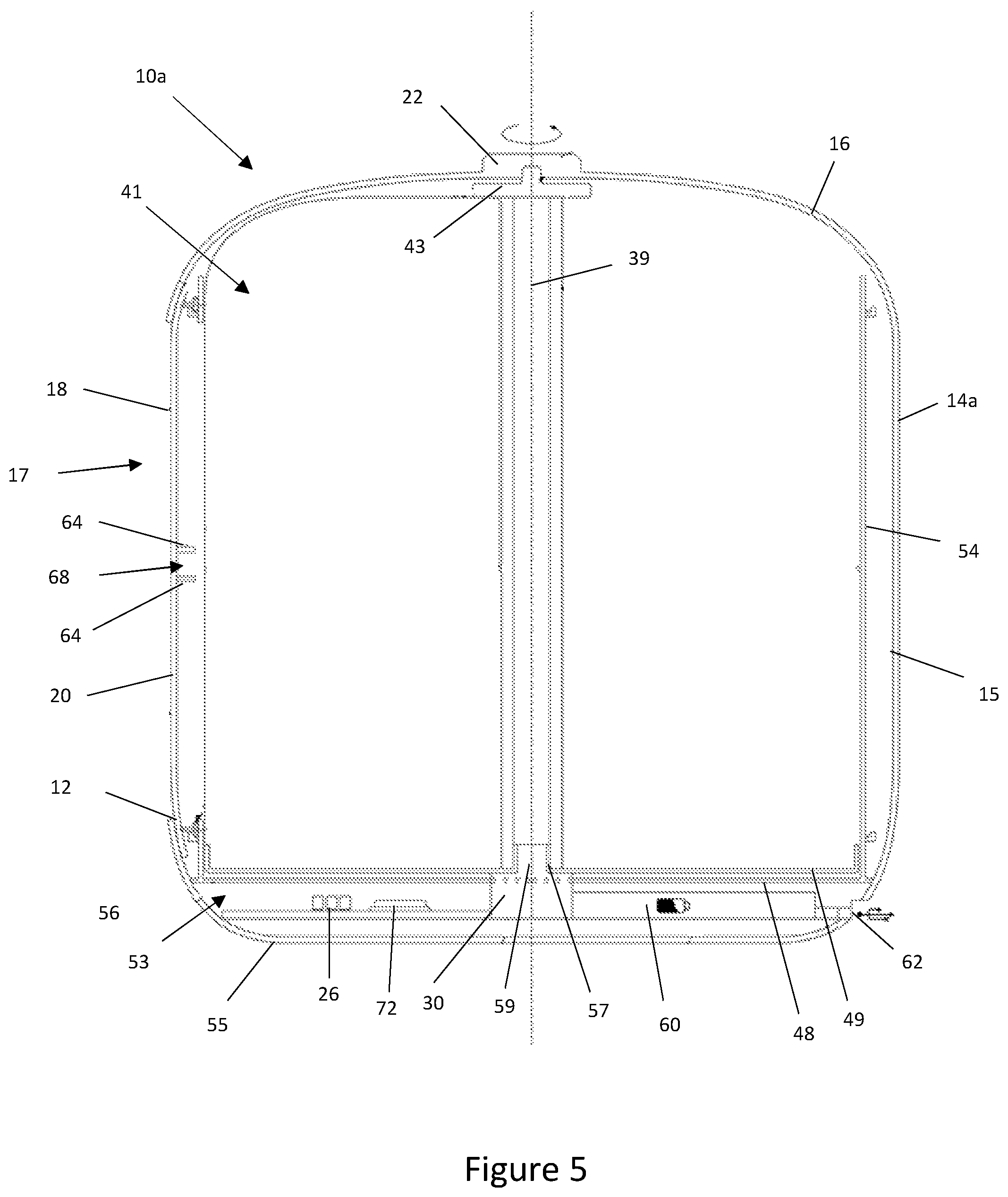 Patent US12460446 Figure 5 – Method and a housing for storing and controllably releasing a product