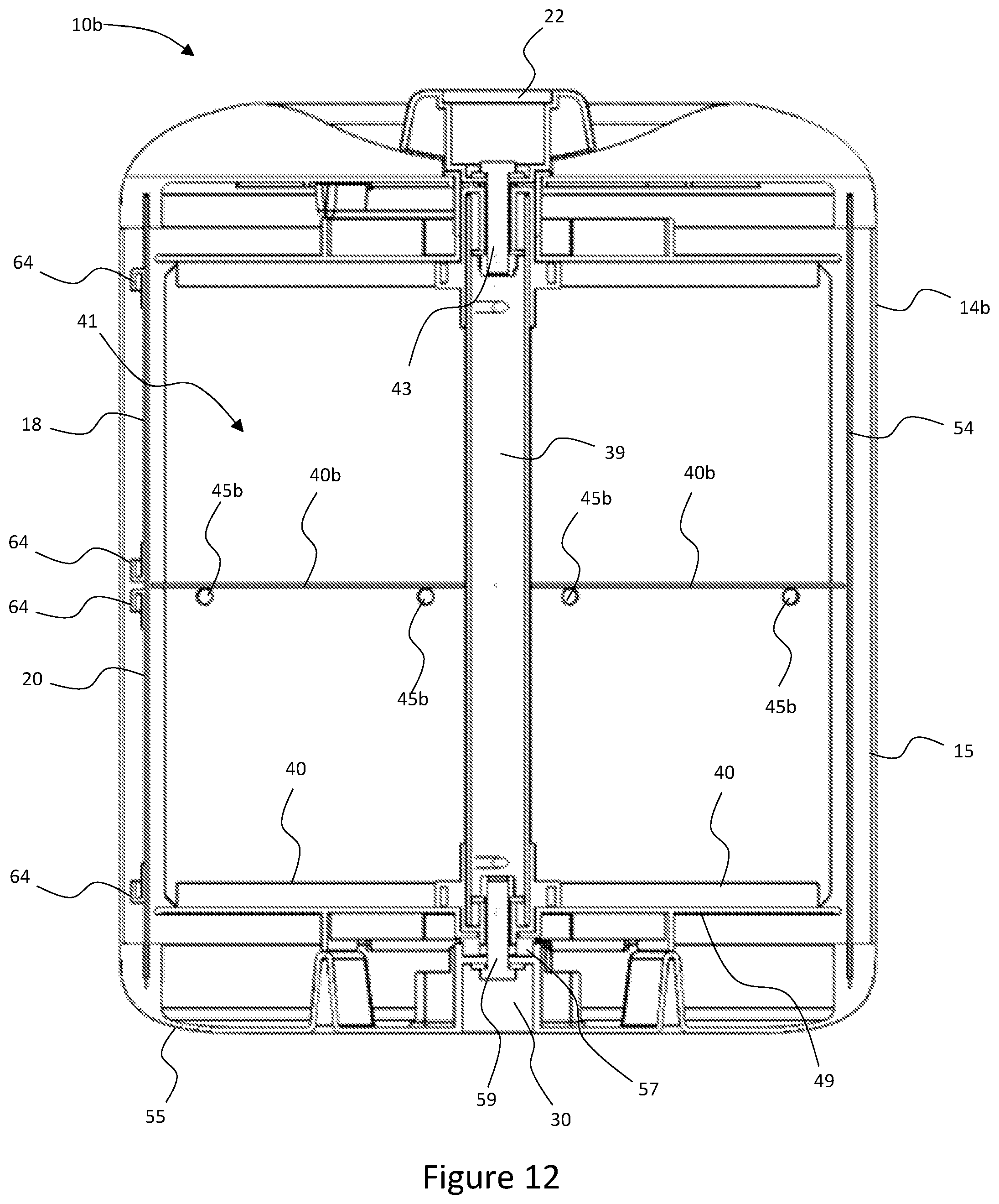 Patent US12460446 Figure 10 – Method and a housing for storing and controllably releasing a product