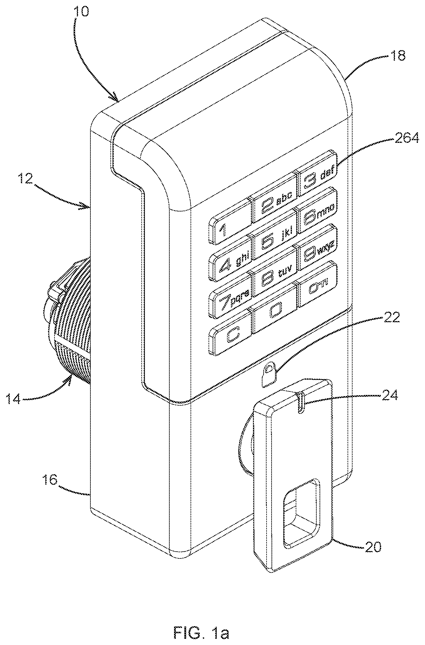 Patent US12460448 Figure 2 – Electronic mortise lock cylinder