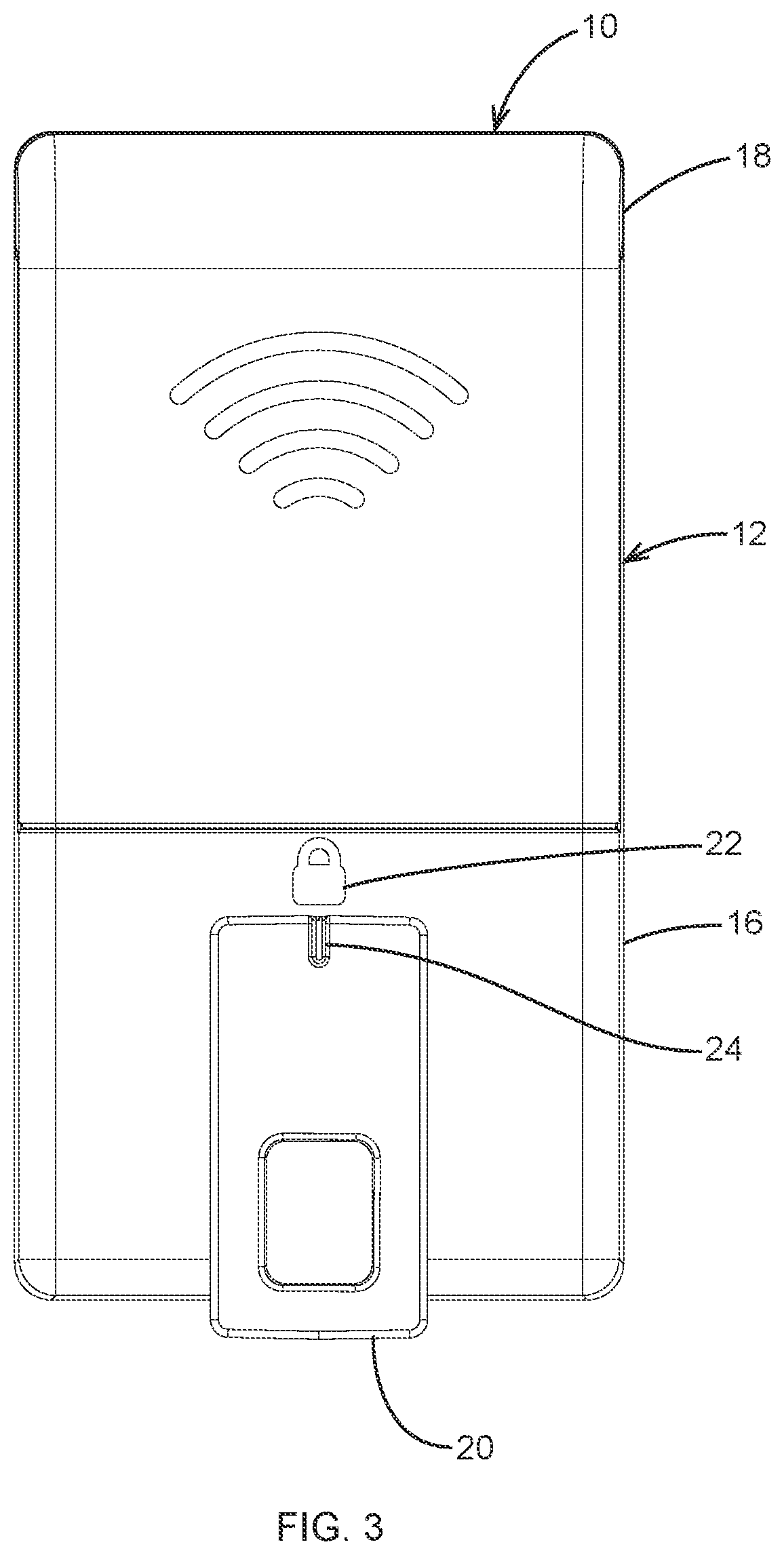 Patent US12460448 Figure 6 – Electronic mortise lock cylinder