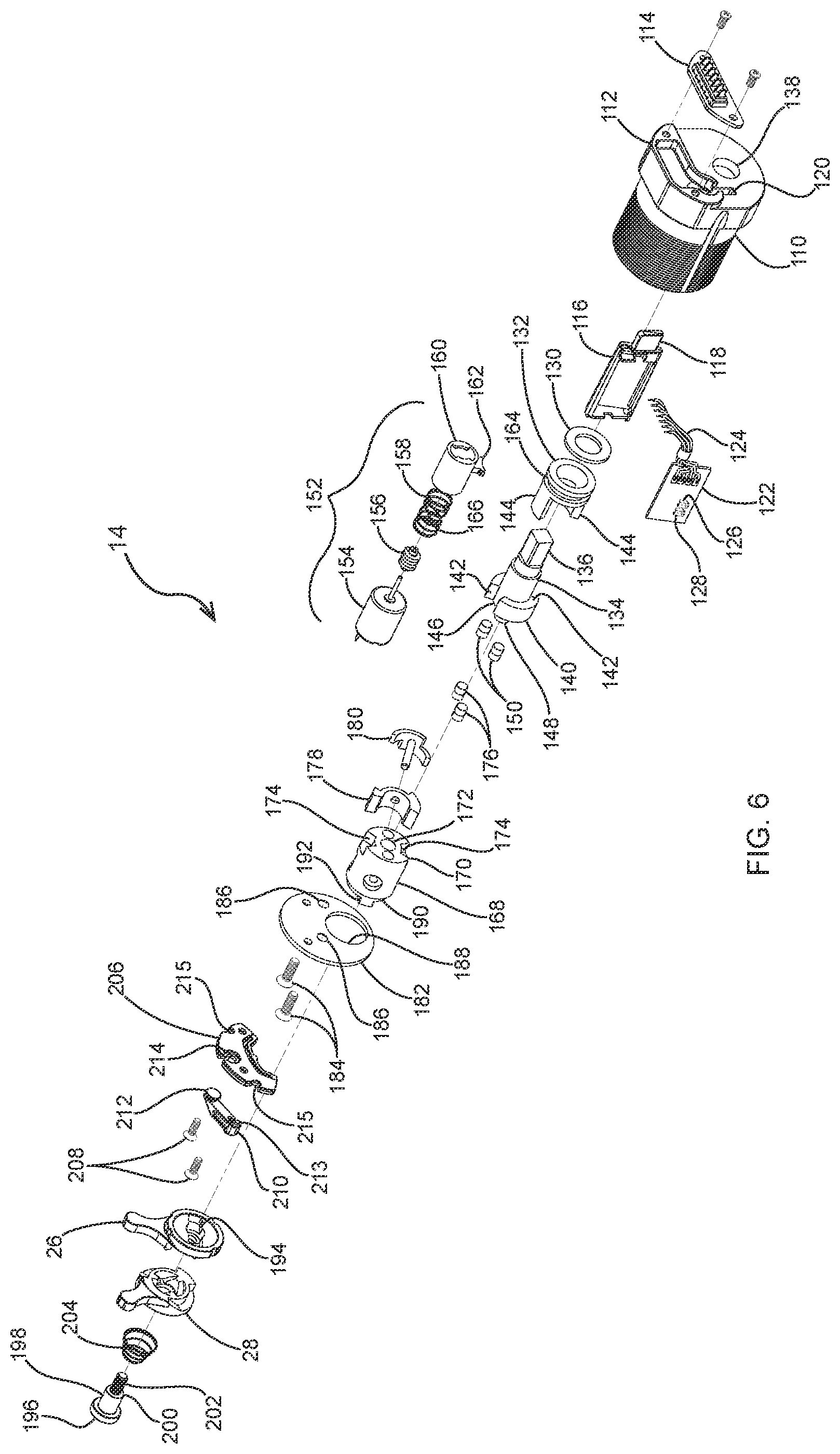 Patent US12460448 Figure 9 – Electronic mortise lock cylinder