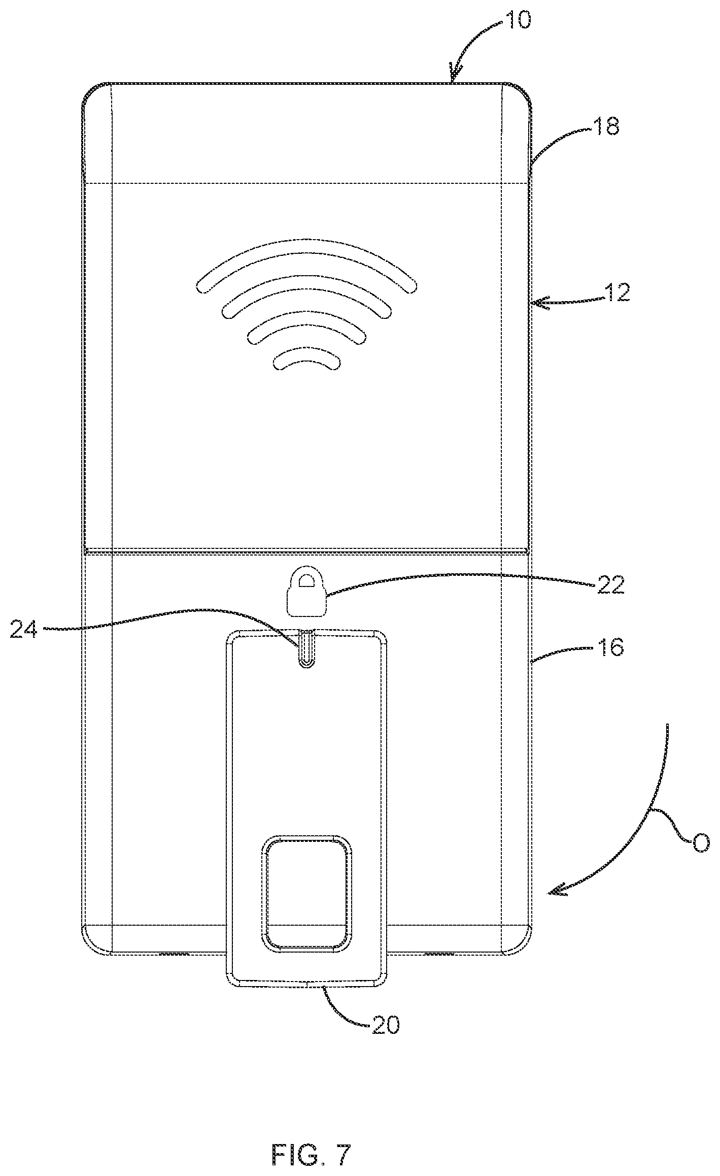 Patent US12460448 Figure 10 – Electronic mortise lock cylinder