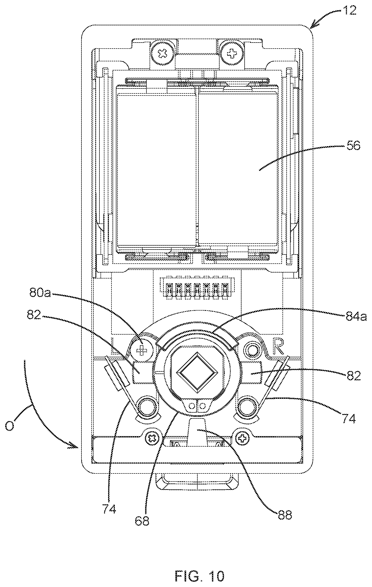 Patent US12460448 Figure 13 – Electronic mortise lock cylinder