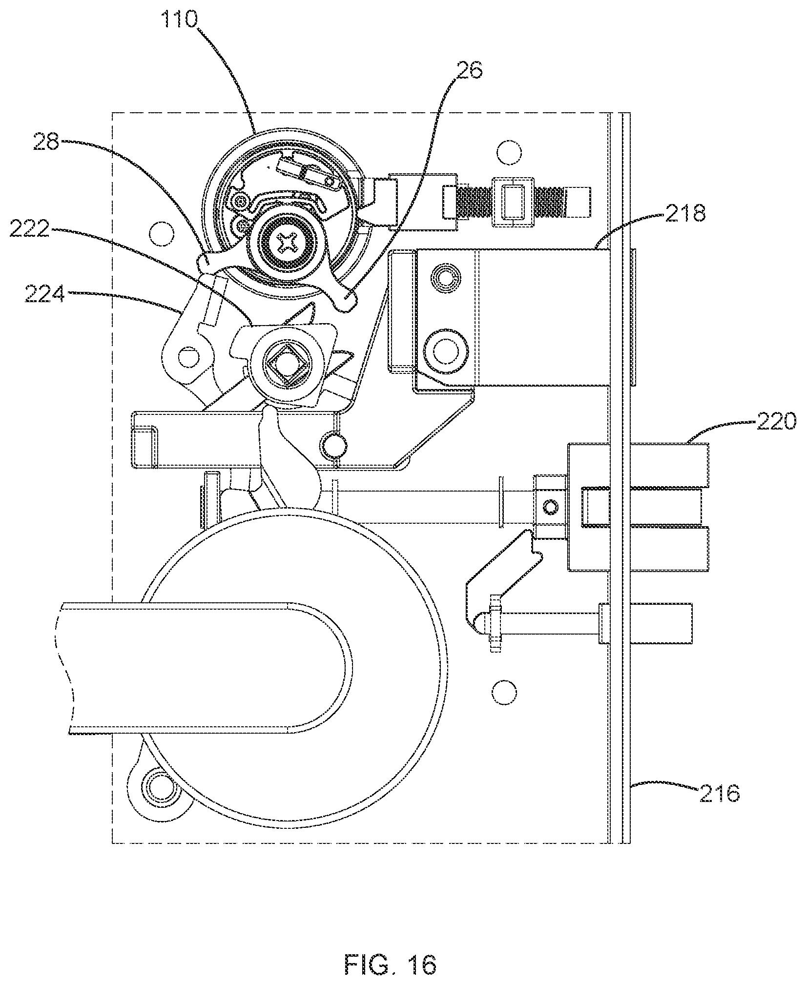 Patent US12460448 Figure 19 – Electronic mortise lock cylinder