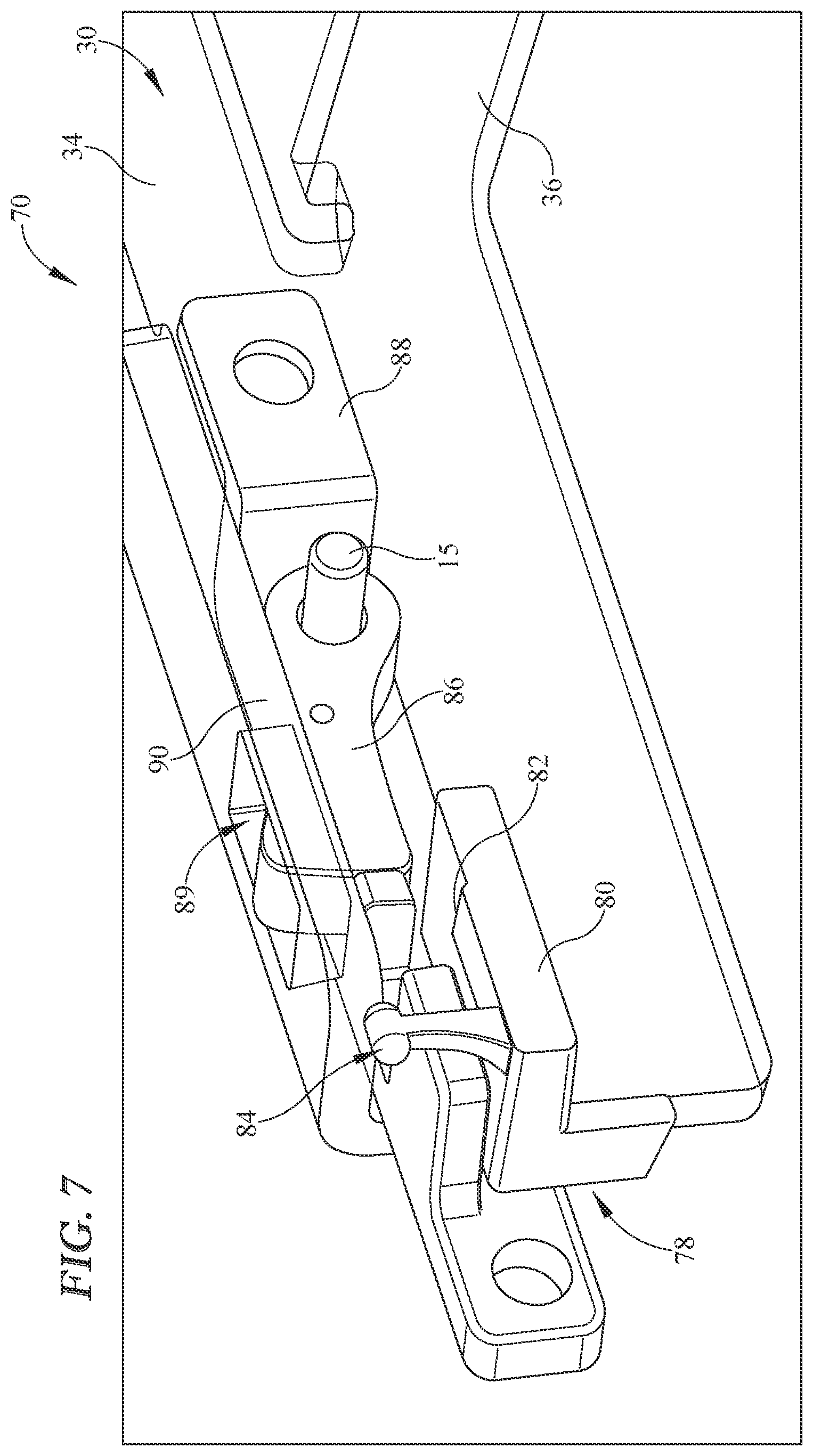Patent US12460449 Figure 5 – Controllable door lock