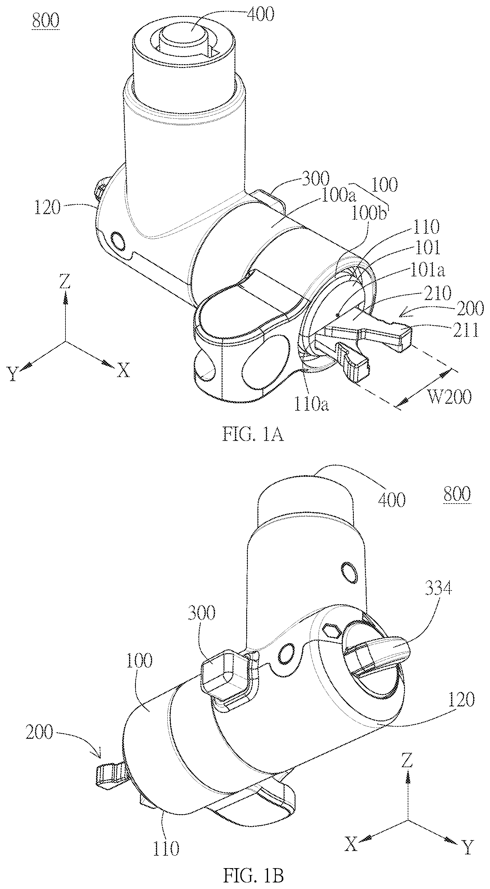 Patent US12460450 Figure 1 – Lock