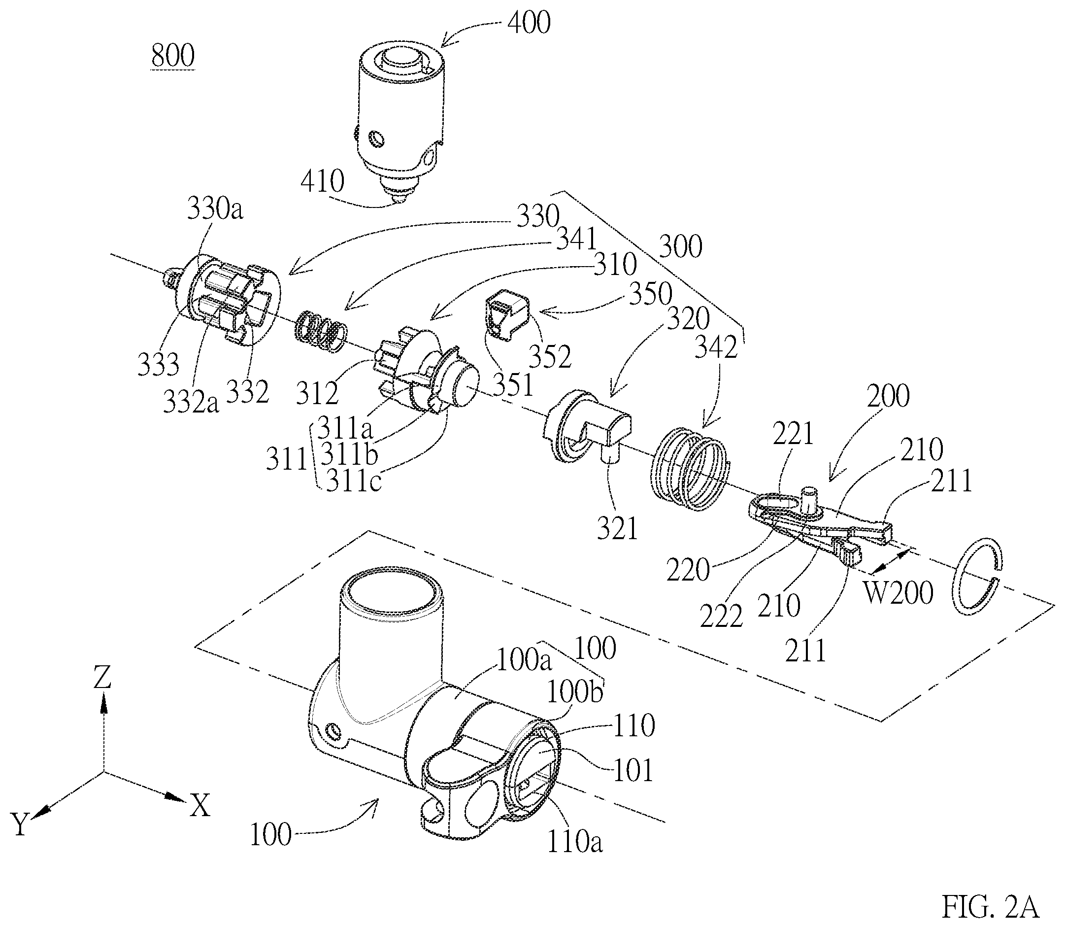 Patent US12460450 Figure 5 – Lock