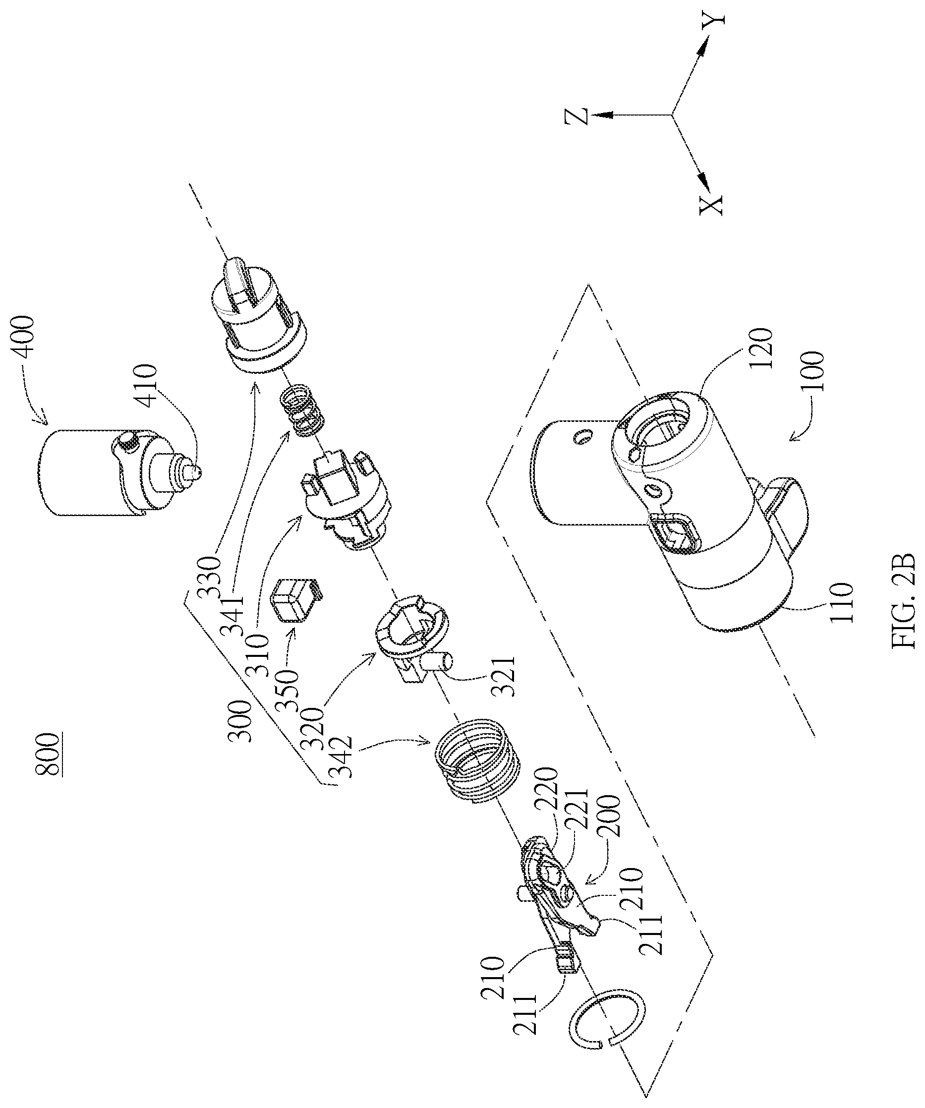 Patent US12460450 Figure 6 – Lock