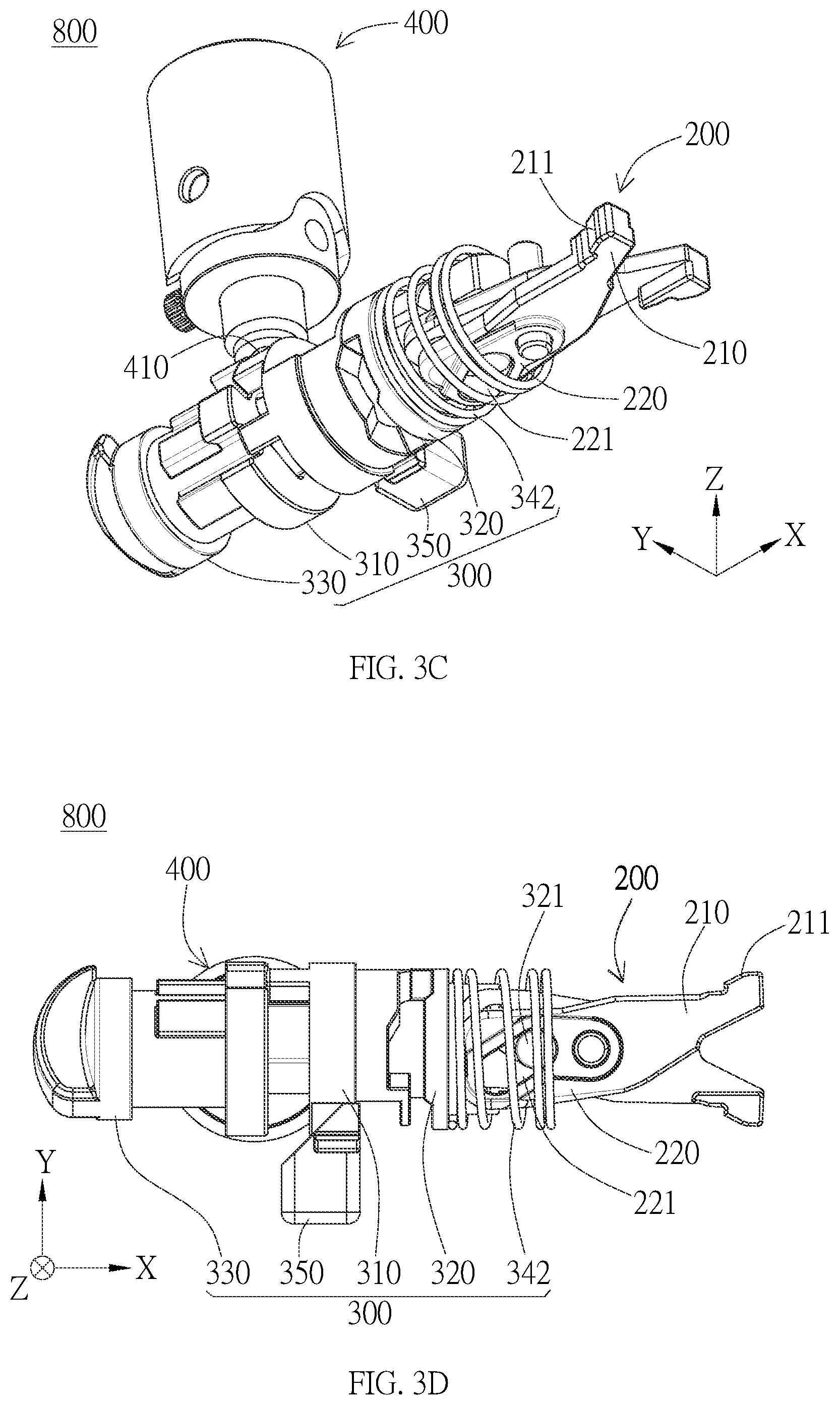 Patent US12460450 Figure 8 – Lock