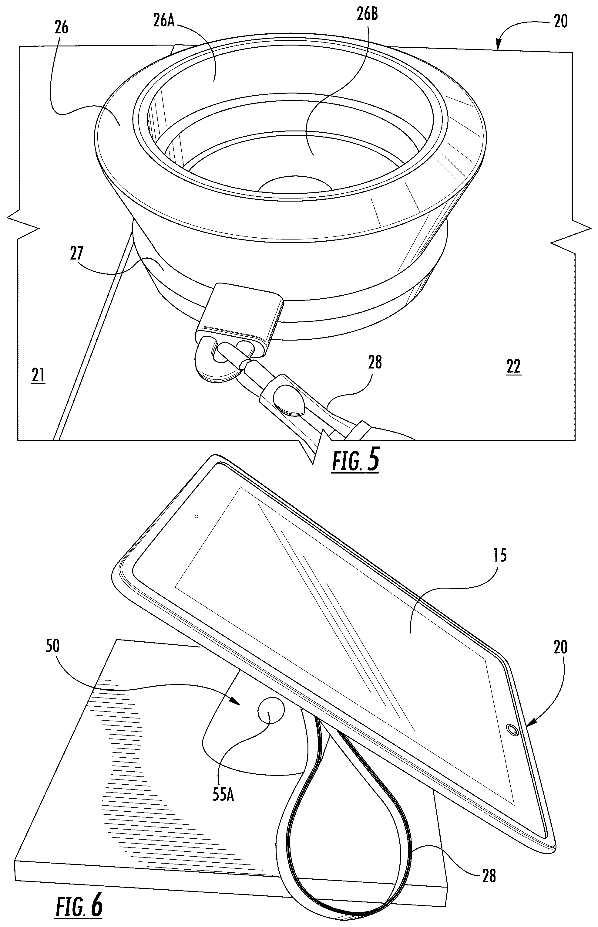 Patent US12460451 Figure 3 – Anti-theft device for portable electronic device