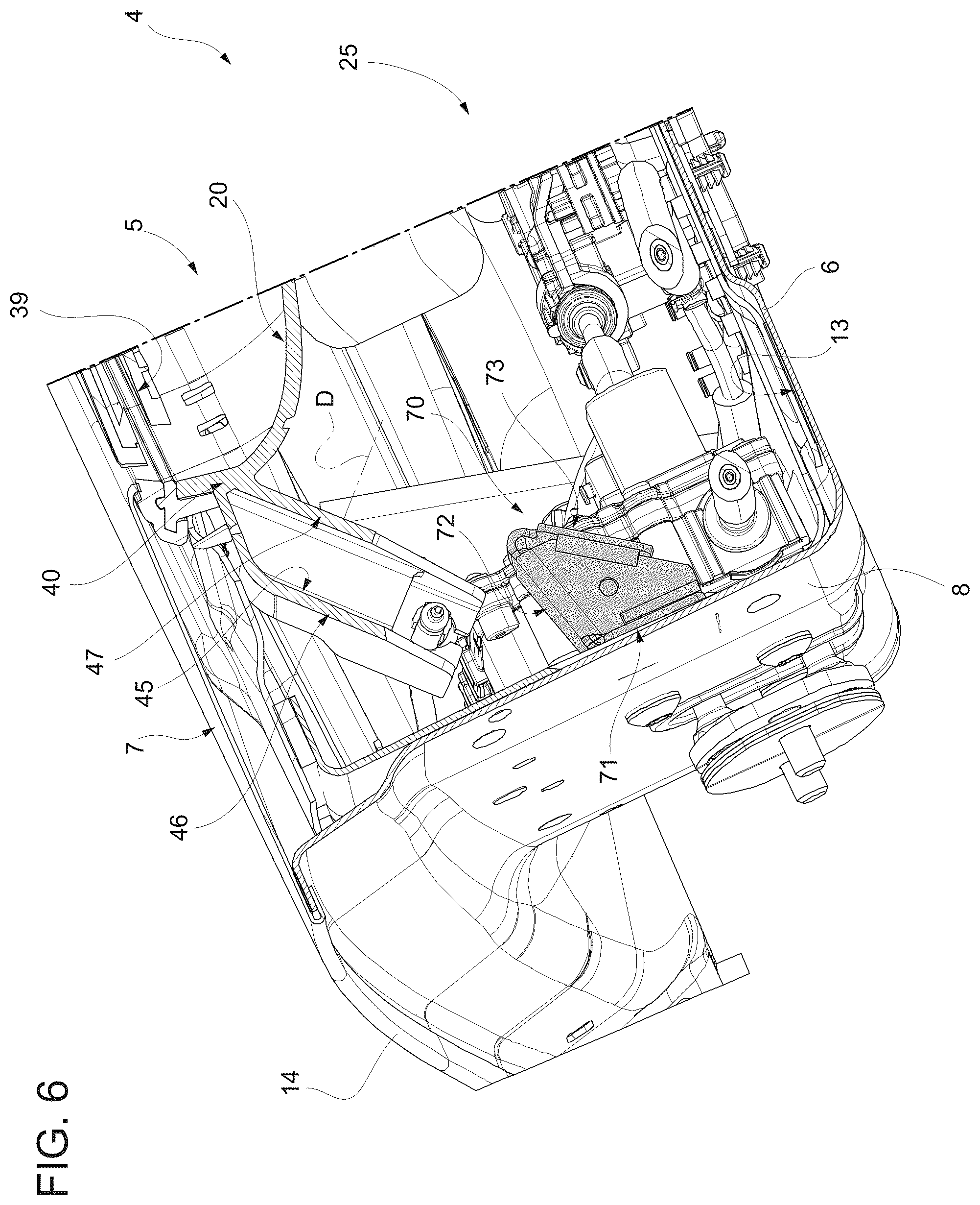 Patent US12460452 Figure 6 – Door for a motor vehicle