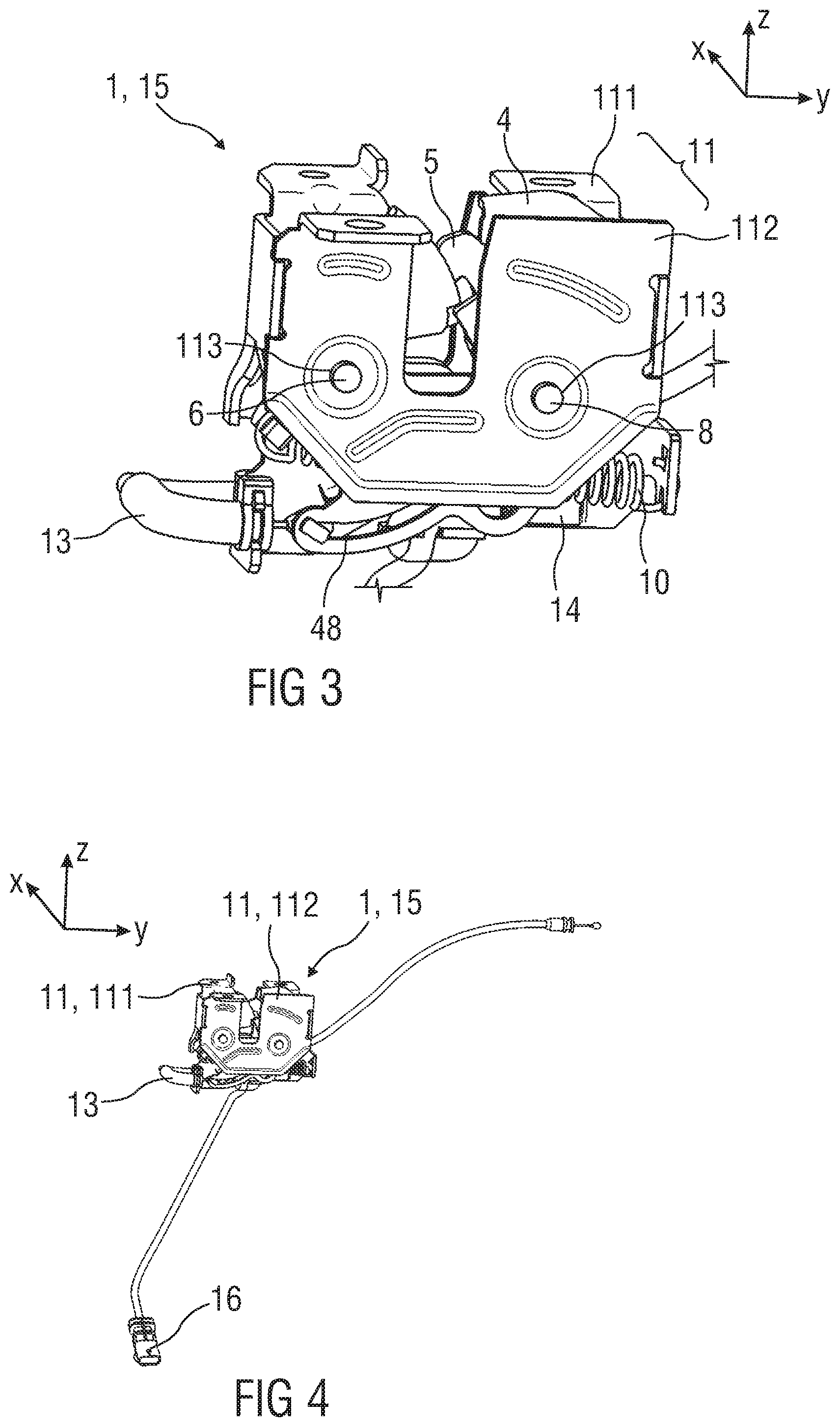 Patent US12460455 Figure 3 – Lock arrangement—in particular, for an engine hood of a vehicle